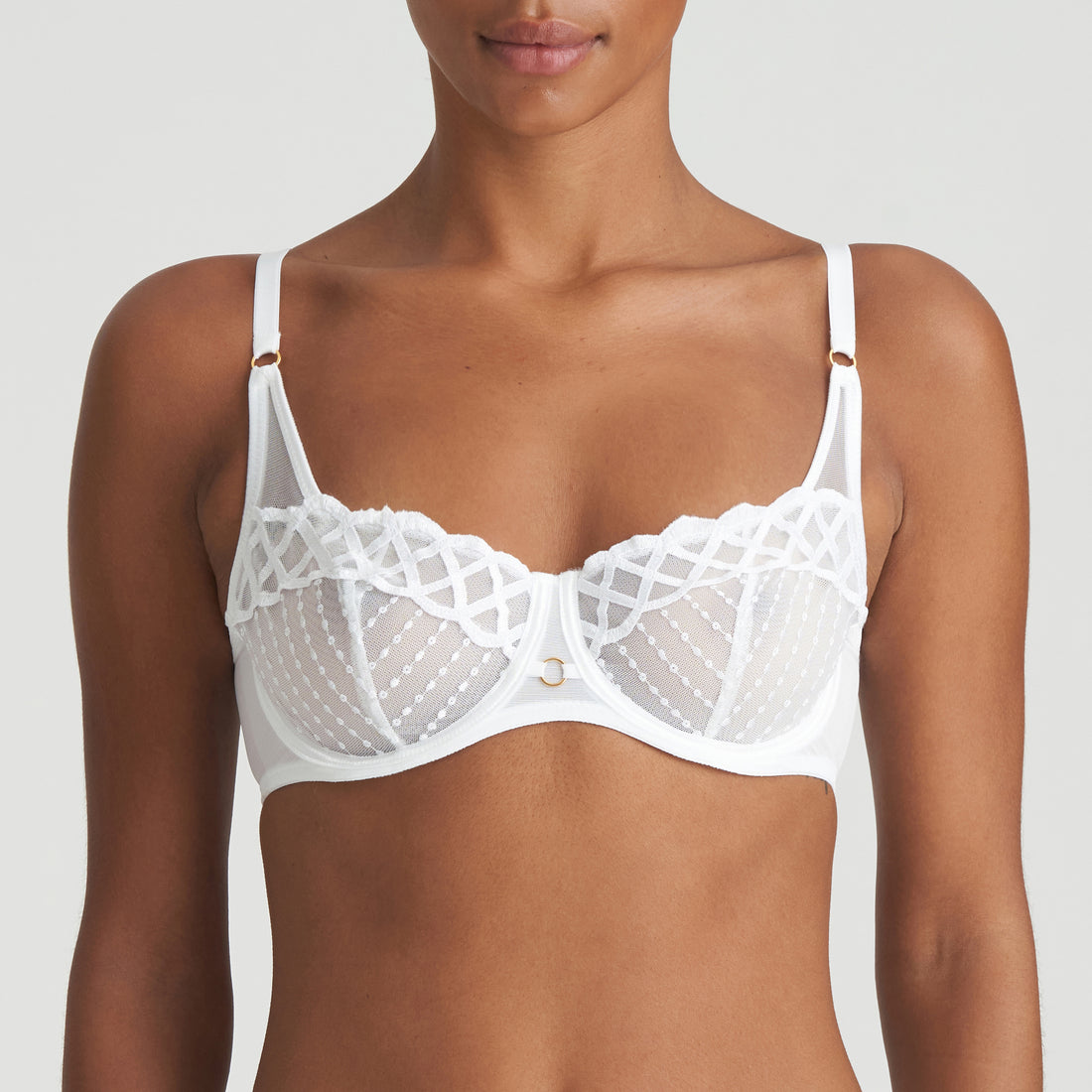 Marie Jo Jhana Balcony Bra Vertical Seam (0102793) White
