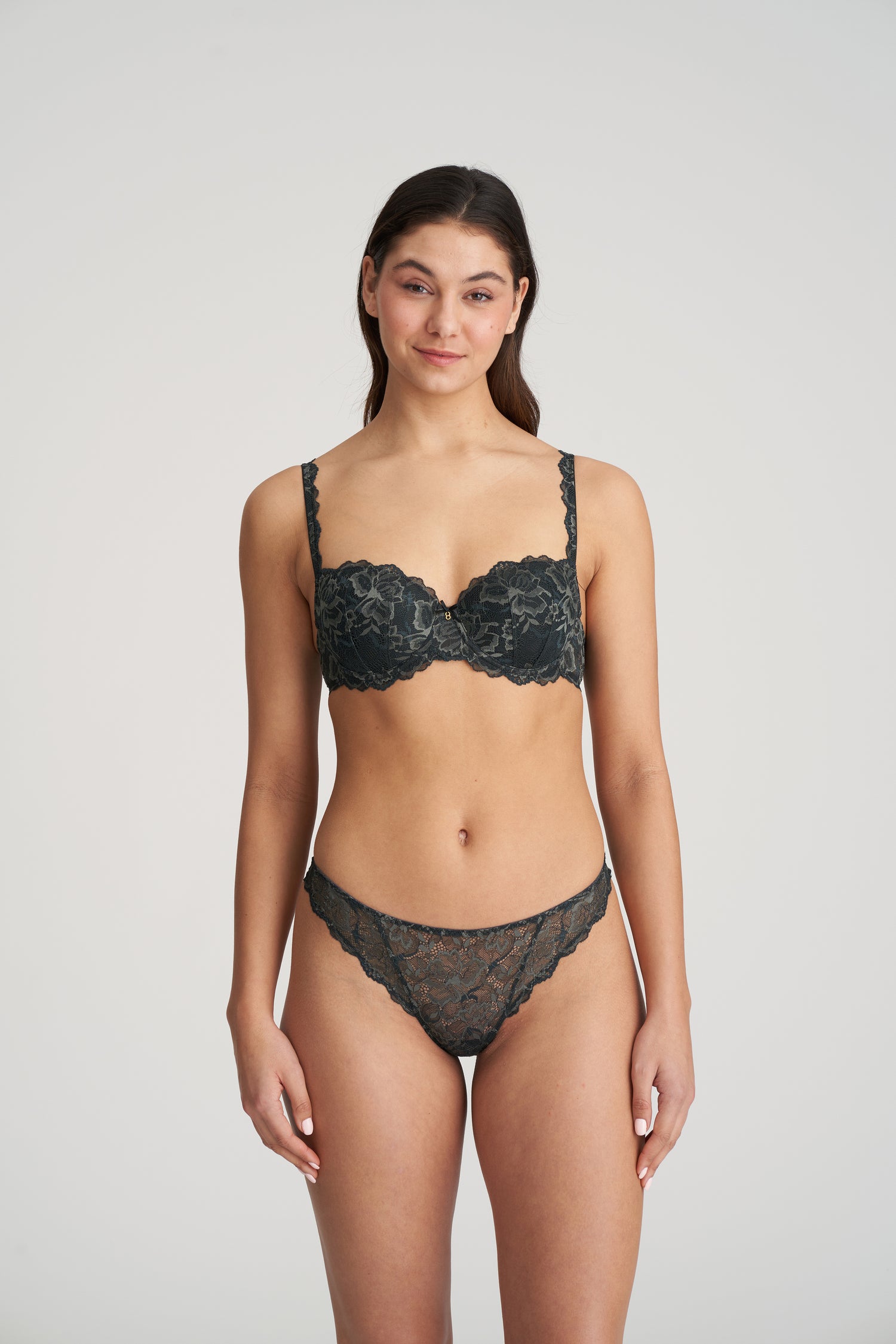 Marie Jo Manyla Padded Balcony Bra (0102739) Night Grey