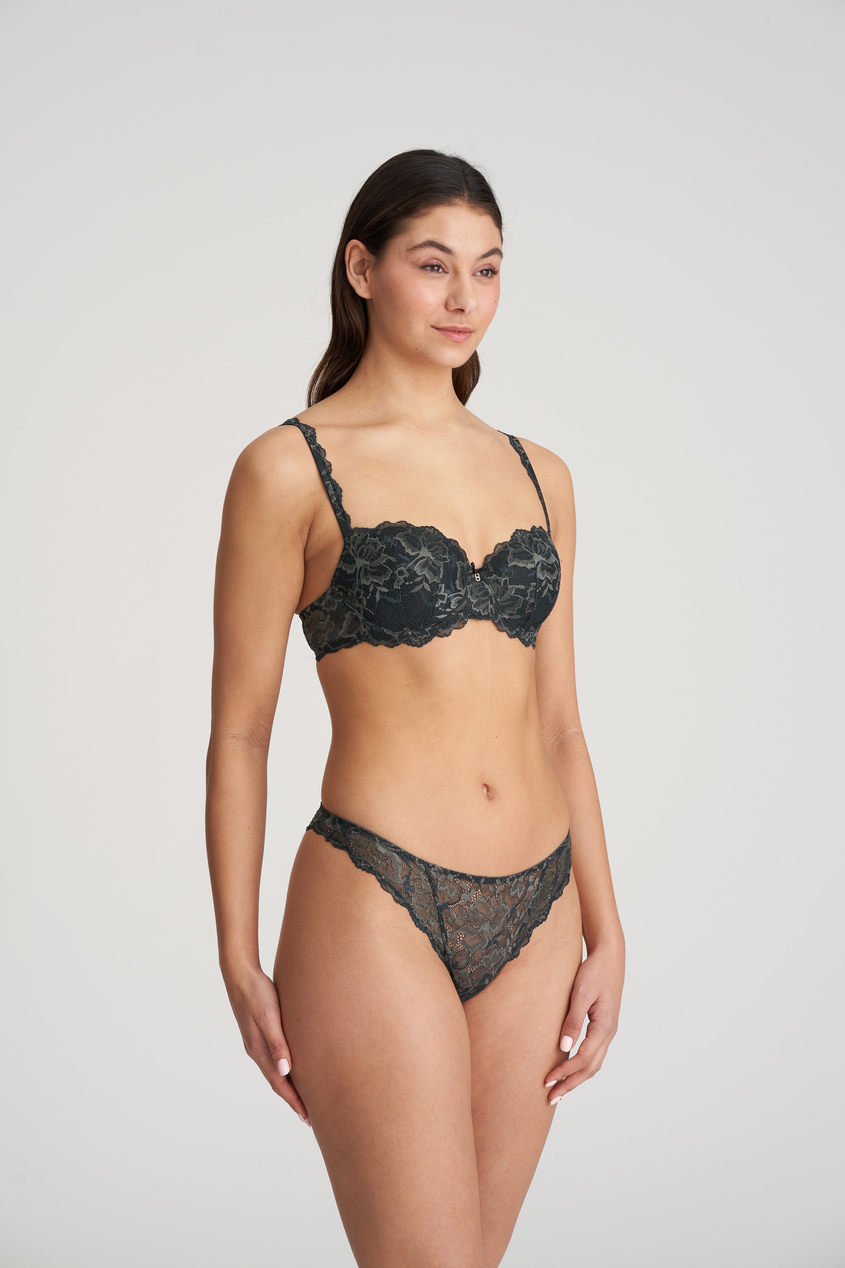 Marie Jo Manyla Padded Balcony Bra (0102739) Night Grey