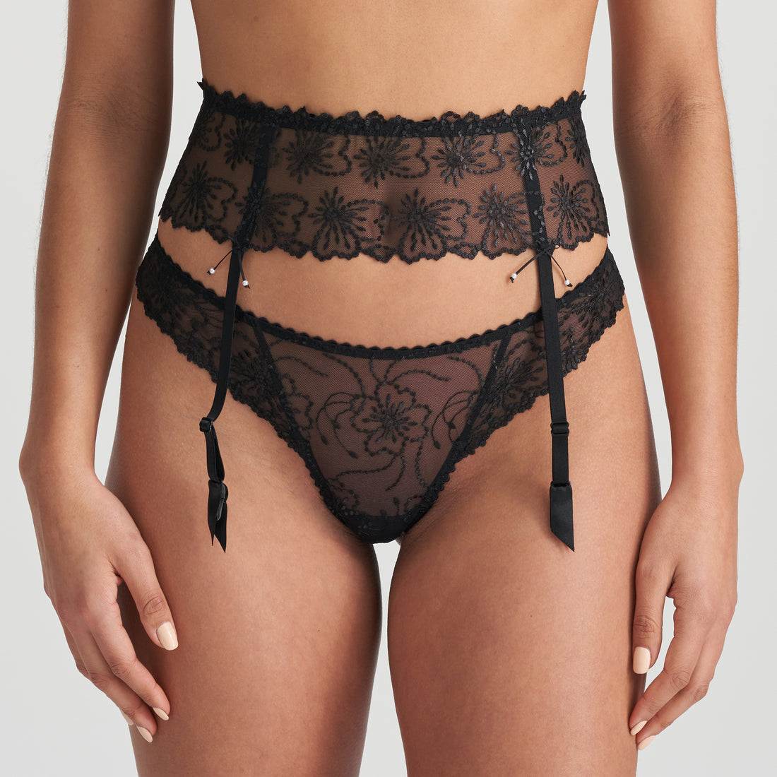 Marie Jo Jane Garter Belt (0701330) Black