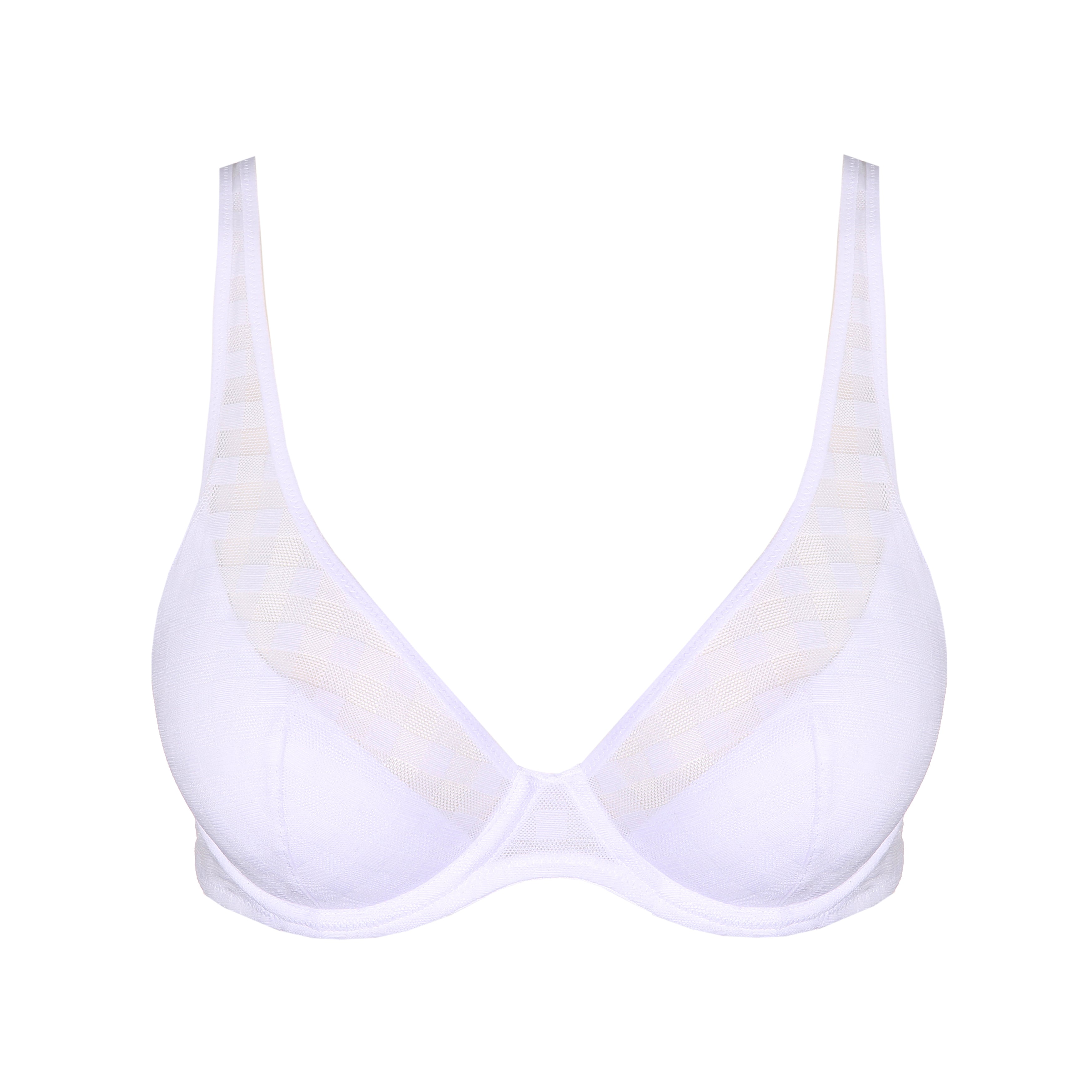 Marie Jo Jereme Half Padded Plunge Bra (0122395) White