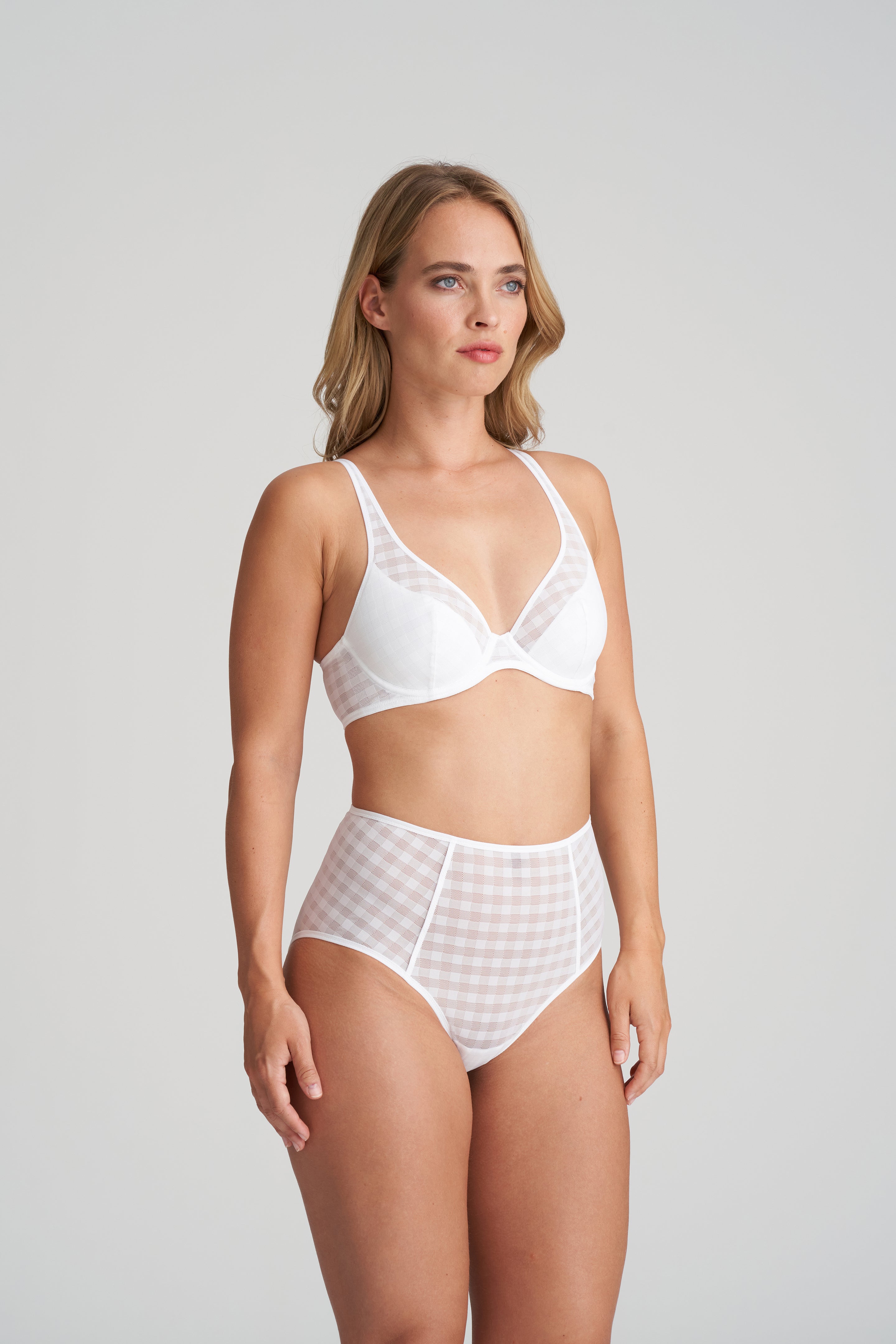 Marie Jo Jereme Half Padded Plunge Bra (0122395) White