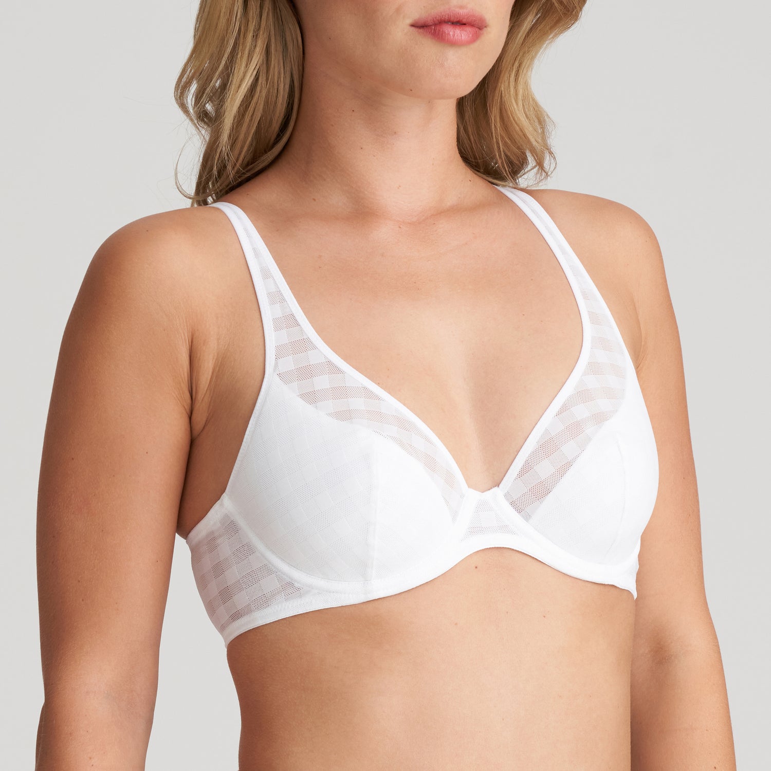 Marie Jo Jereme Half Padded Plunge Bra (0122395) White