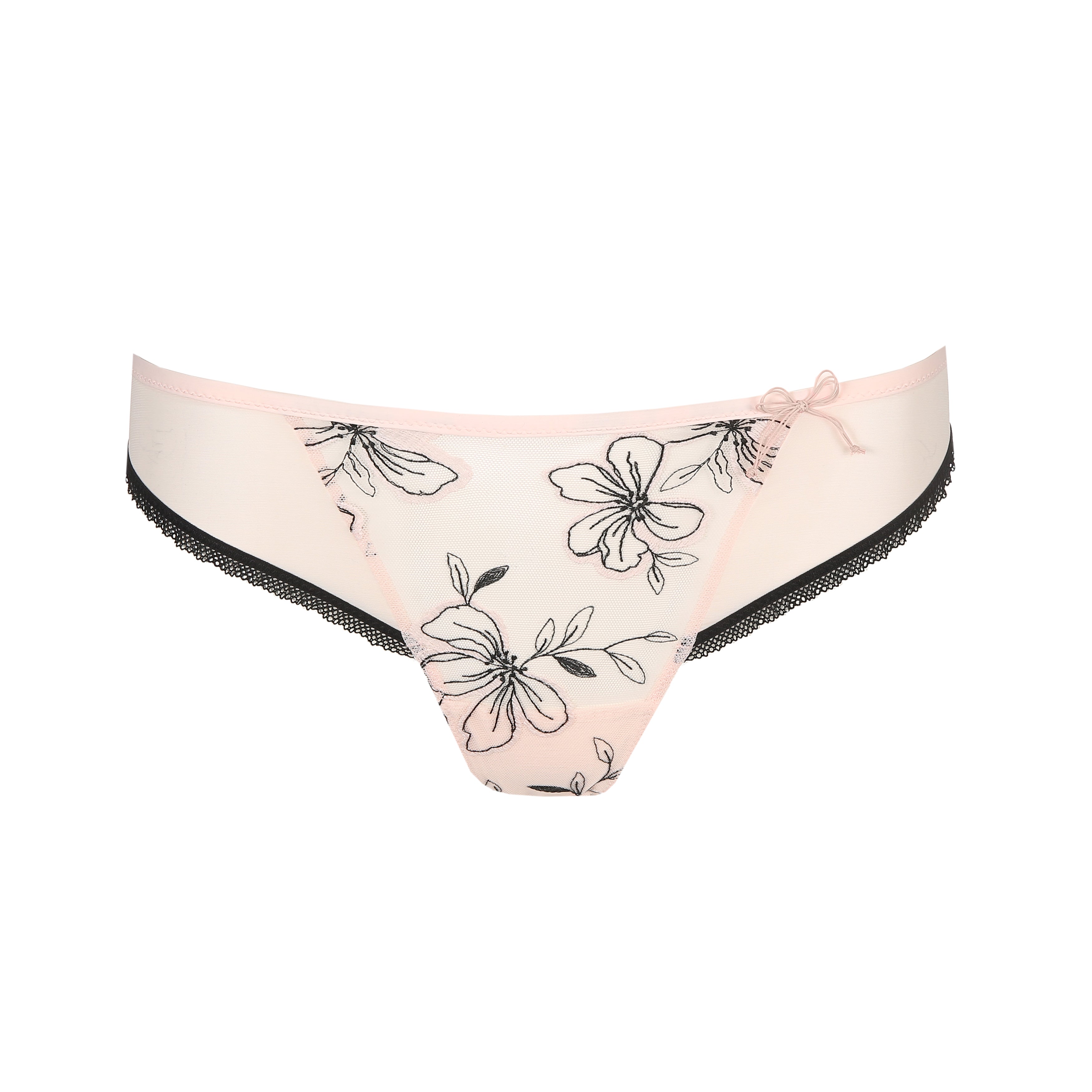 Marie Jo Noorah Thong (0602620) Black&amp;Blush