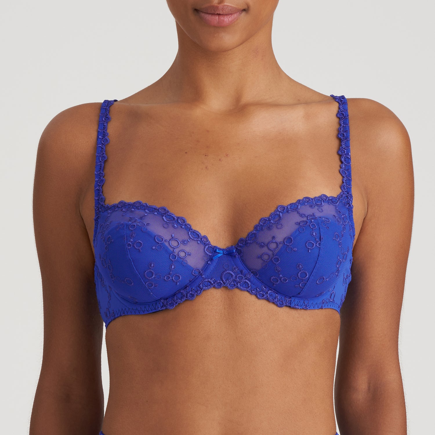 Marie Jo Nellie Half Padded Plunge Bra (0102675) Electric Blue