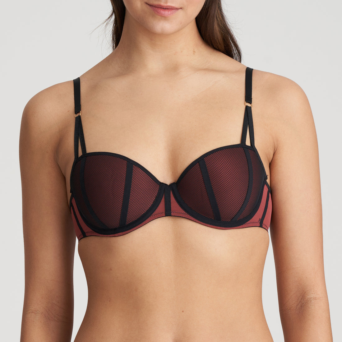Marie Jo Fezz Padded Balcony Bra (0122329) Italian Brown