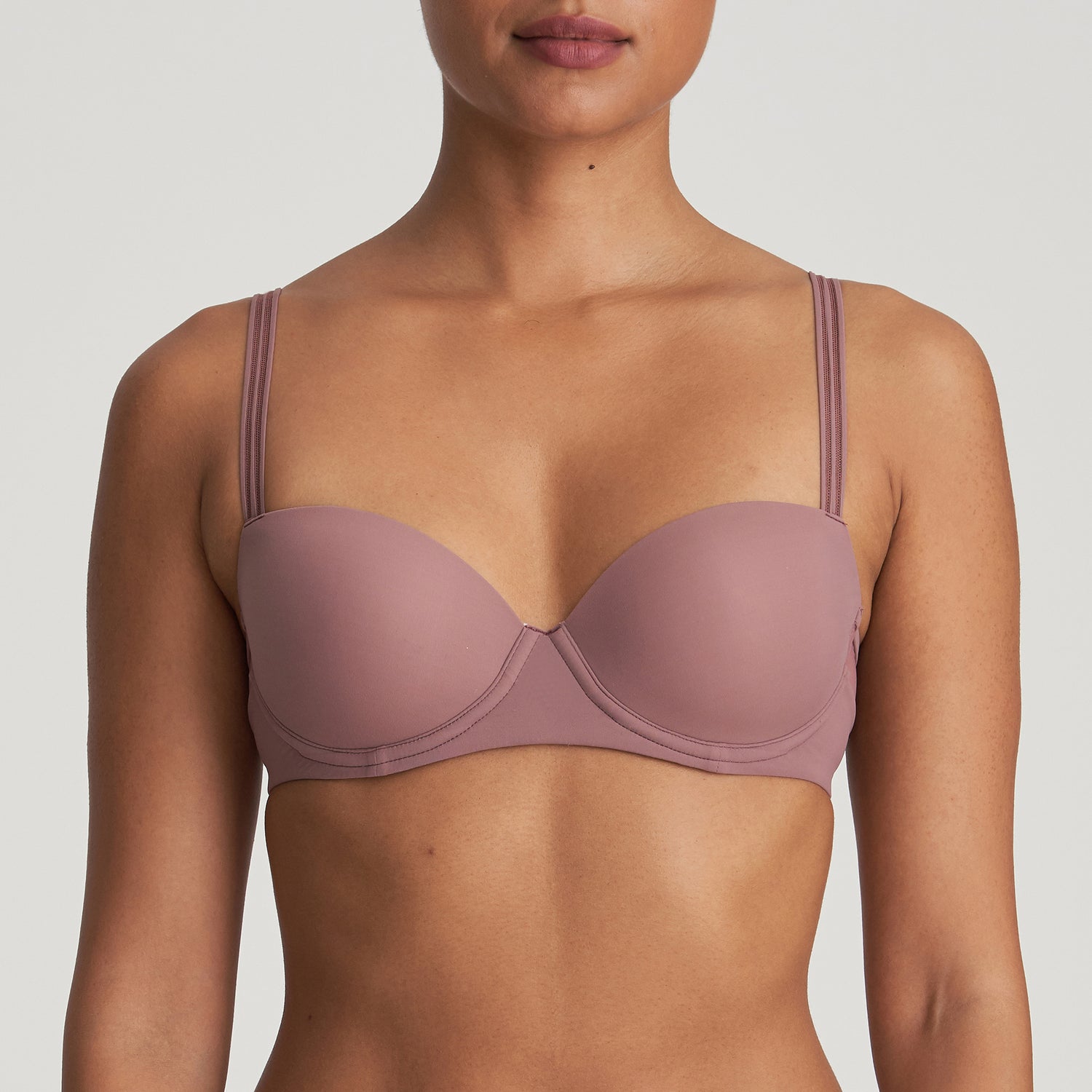 Marie Jo Louie Padded Balcony Bra (0122099) Satin Taupe