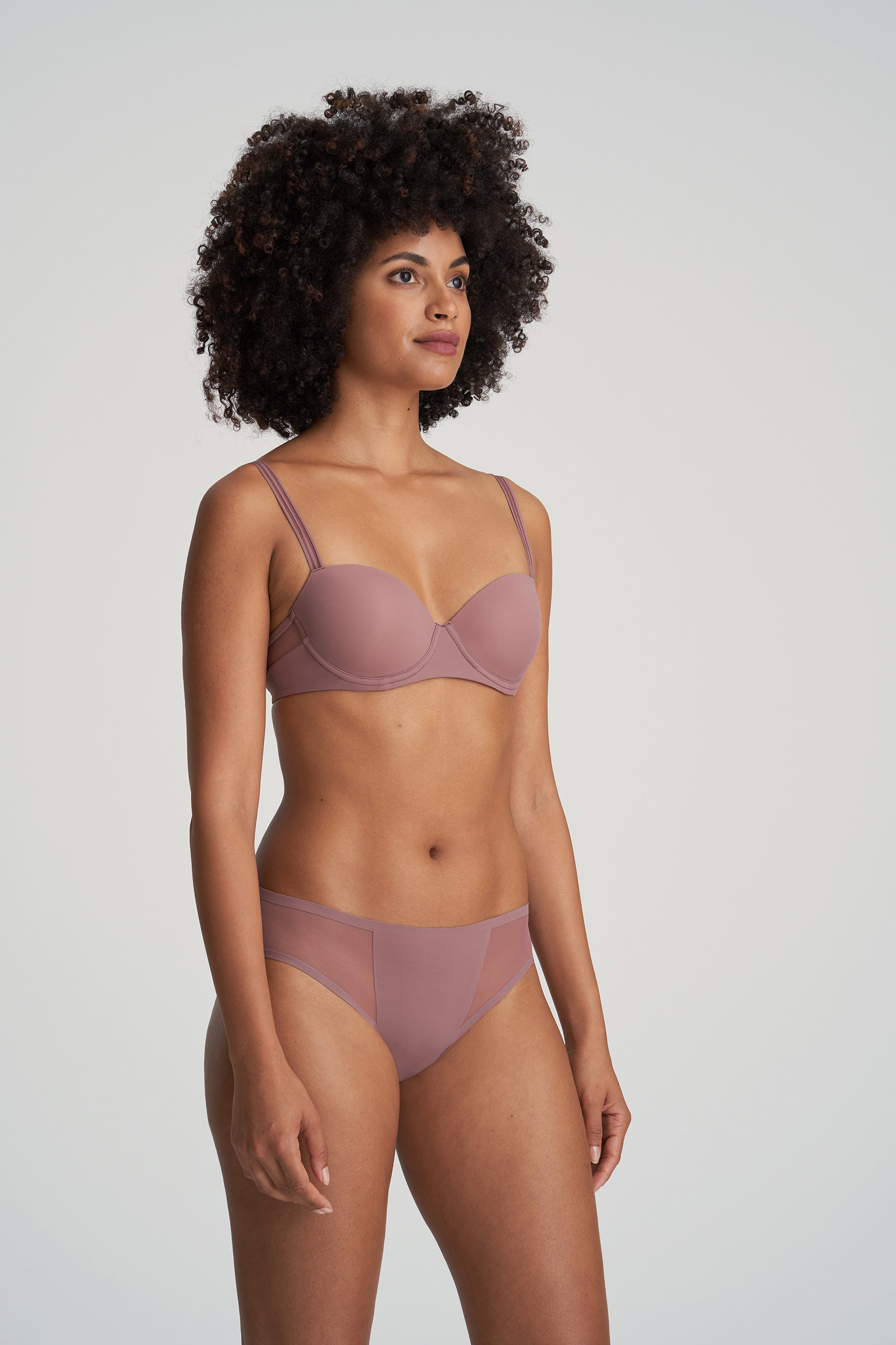 Marie Jo Louie Padded Balcony Bra (0122099) Satin Taupe