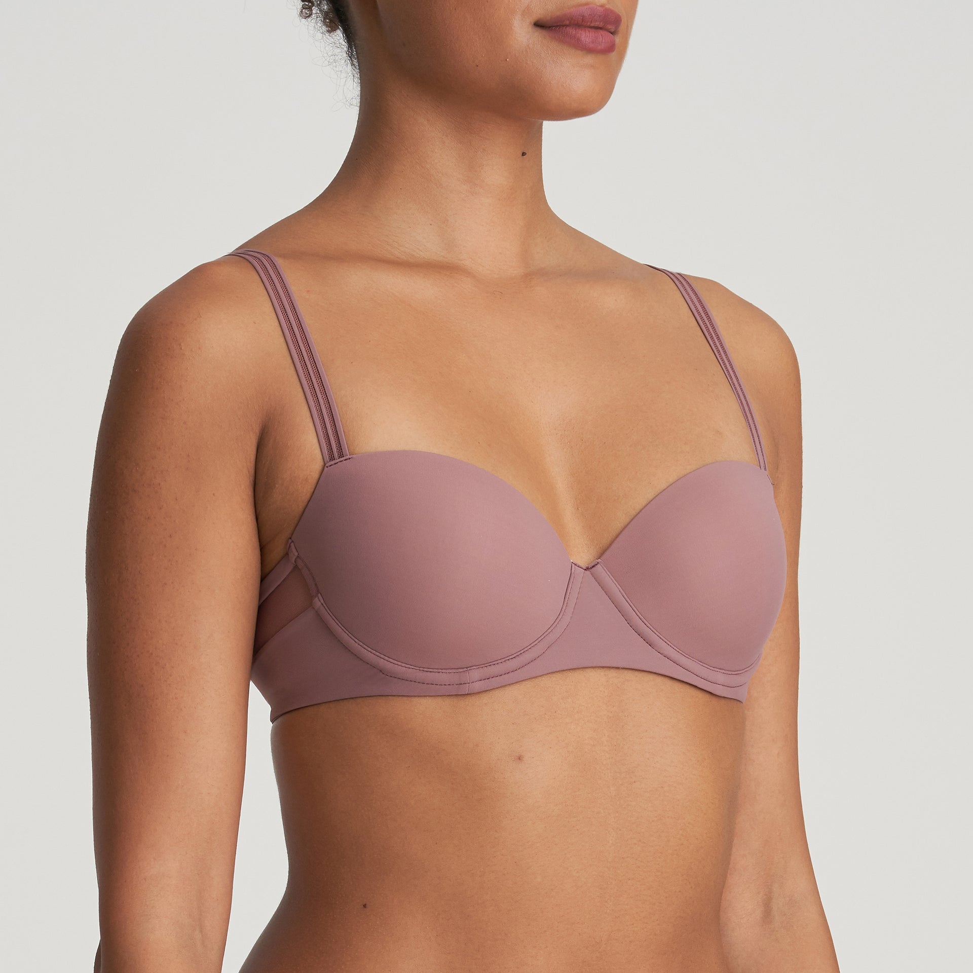 Marie Jo Louie Padded Balcony Bra (0122099) Satin Taupe
