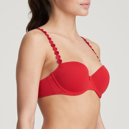 Marie Jo Tom Padded Balcony Bra (0120829) Scarlet