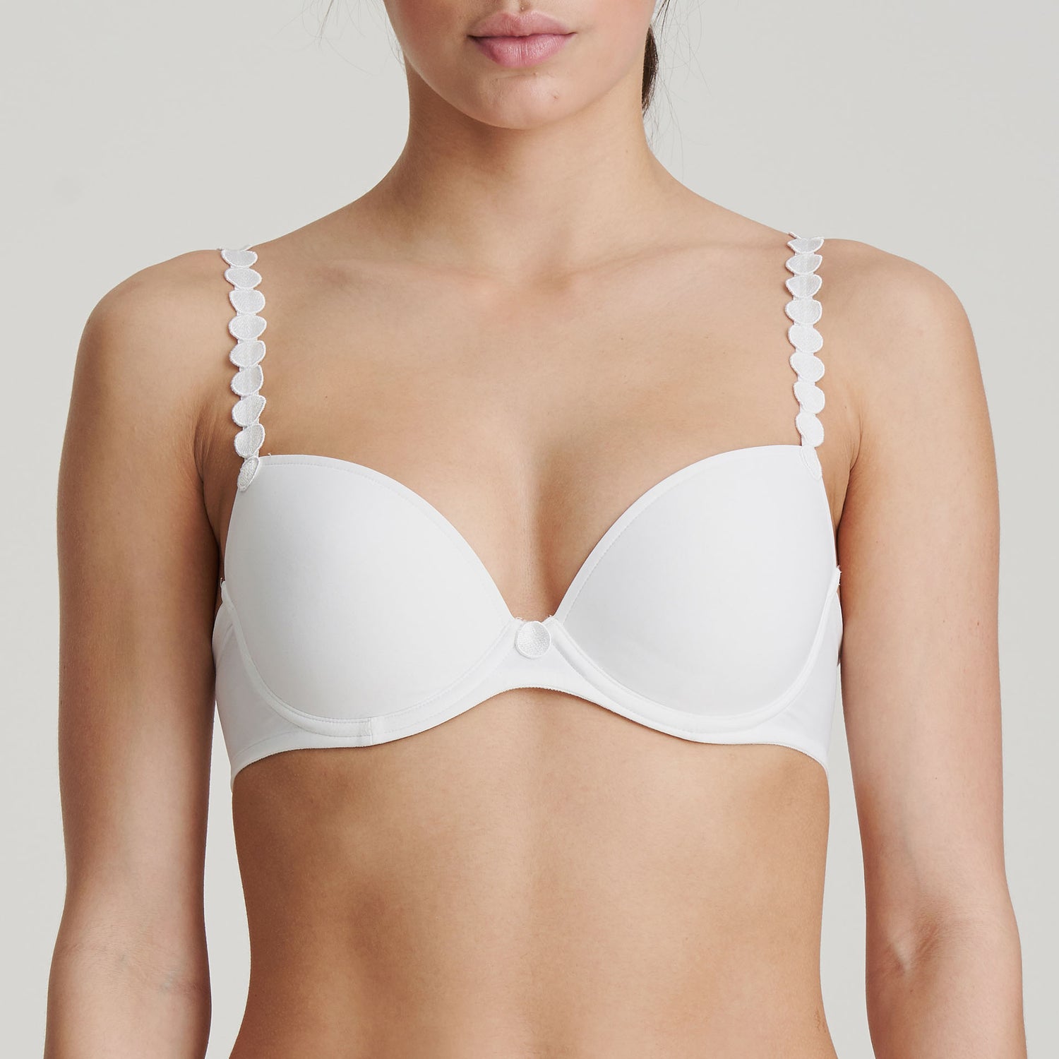 Marie Jo Tom Padded Plunge Bra (0120822) White