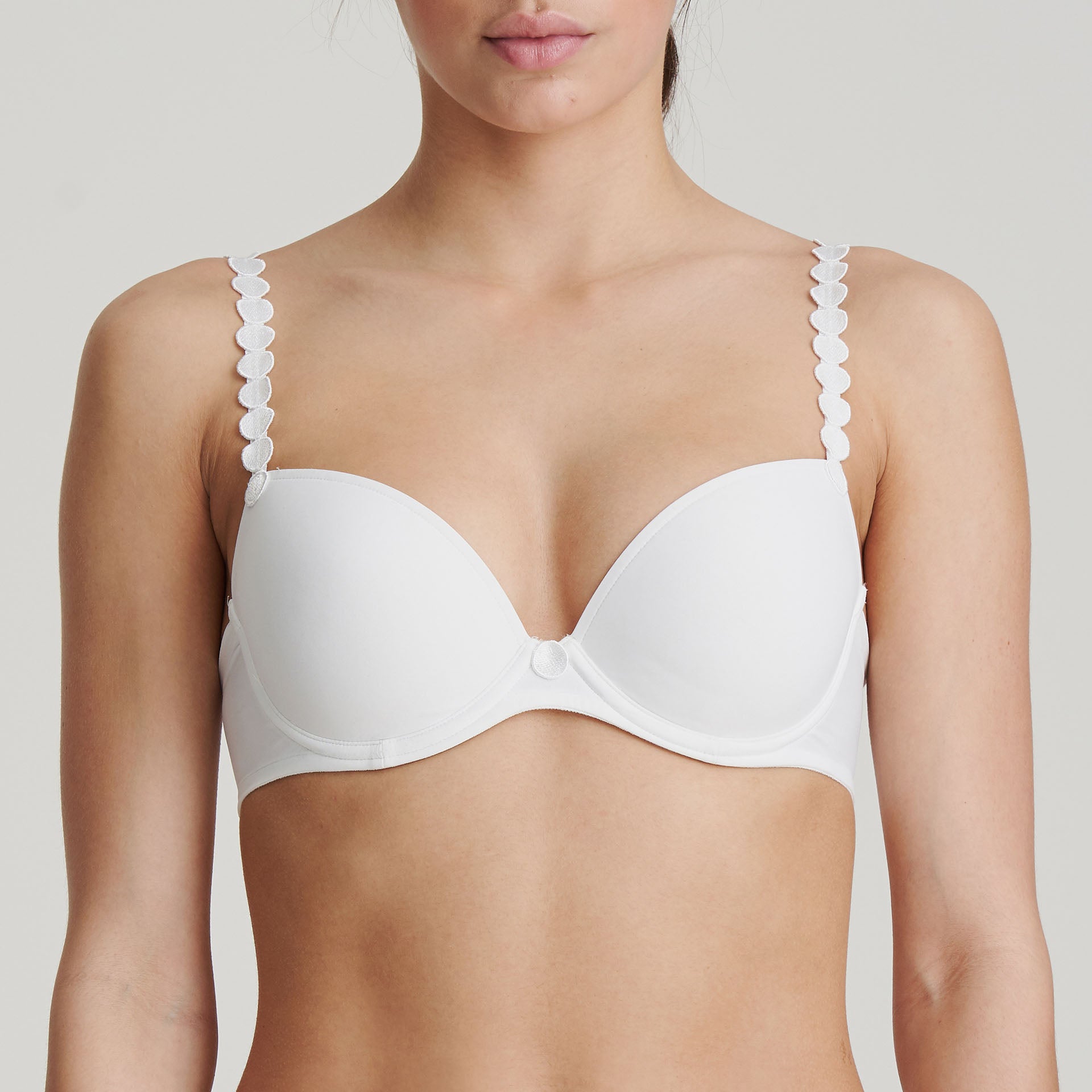 Marie Jo Tom Padded Plunge Bra (0120822) White