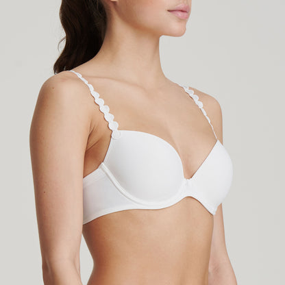 Marie Jo Tom Padded Plunge Bra (0120822) White