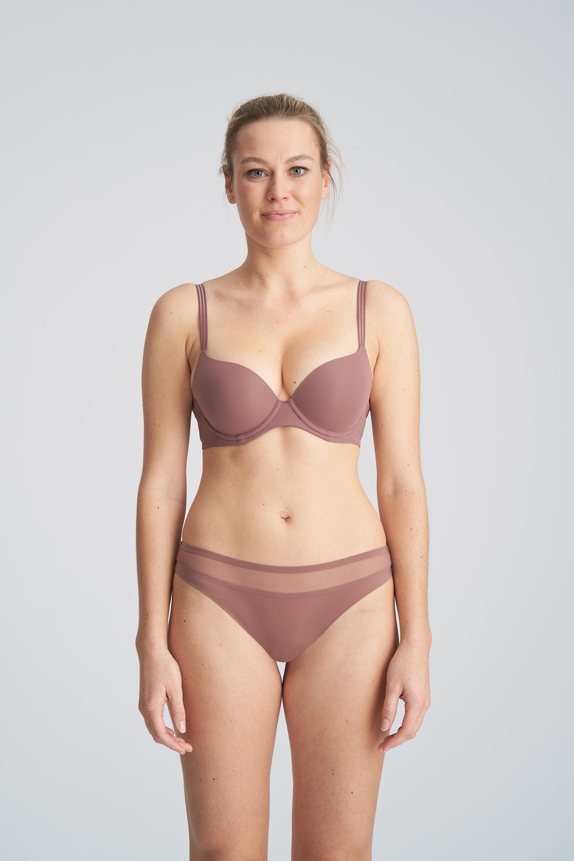 Marie Jo Louie Push-Up Bra (0122097) Satin Taupe