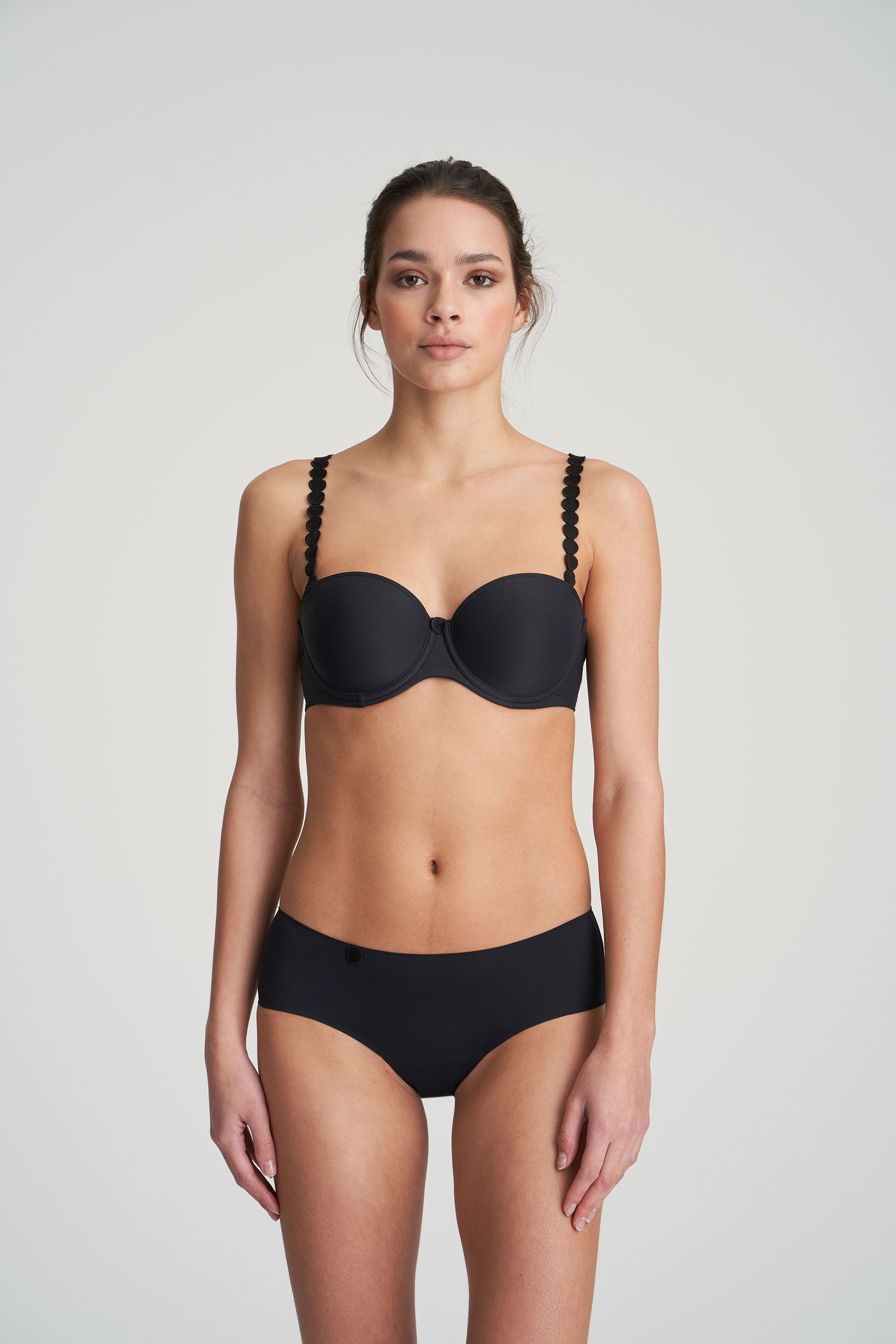 Marie Jo Tom Padded Bra Strapless (0120828) Charcoal