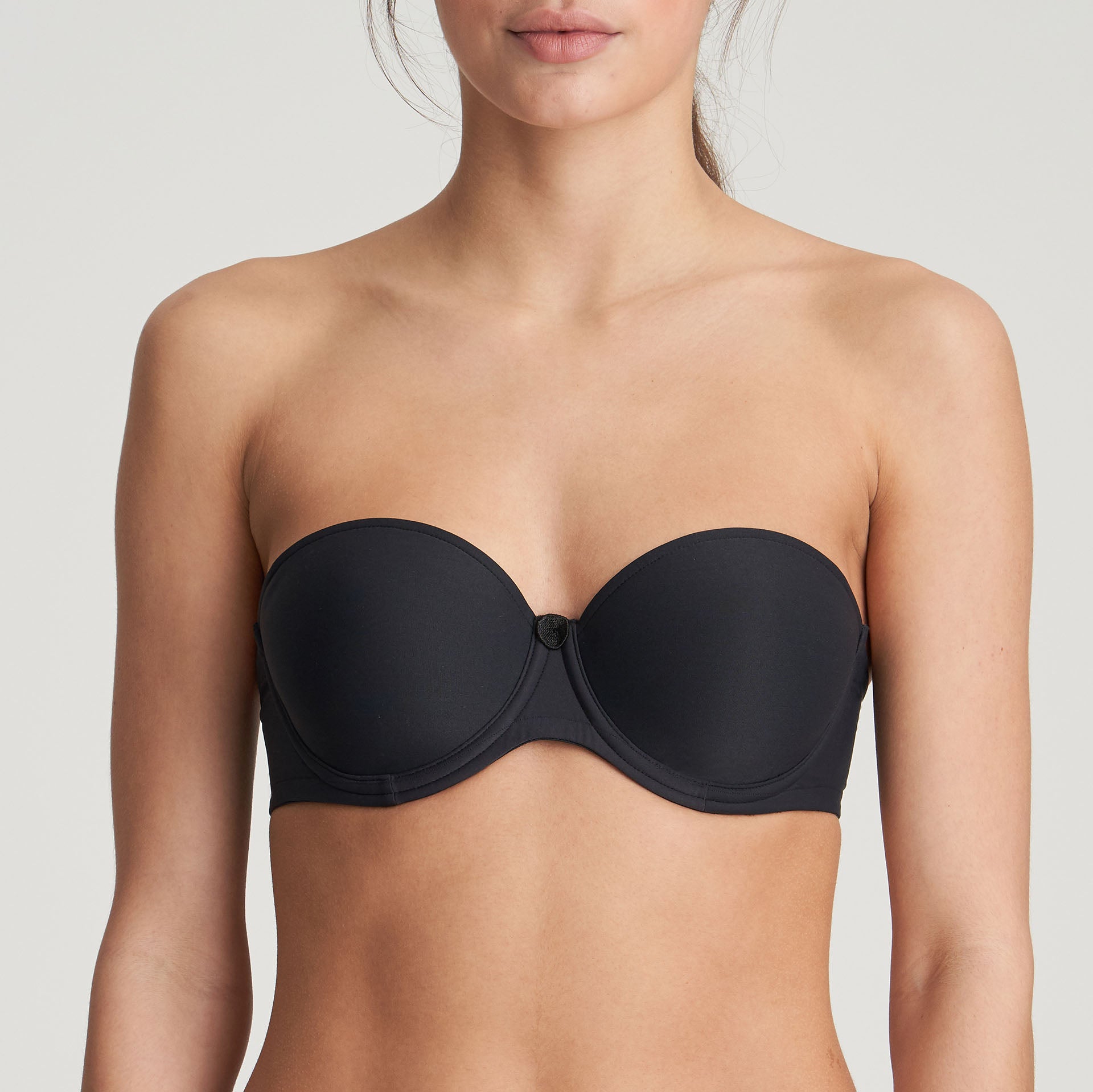 Marie Jo Tom Padded Bra Strapless (0120828) Charcoal