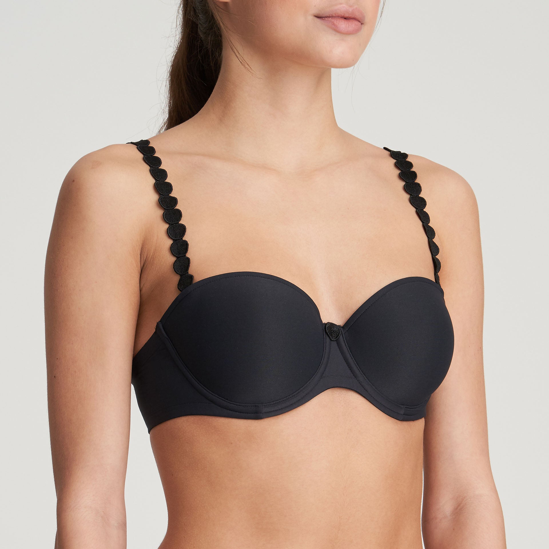 Marie Jo Tom Padded Bra Strapless (0120828) Charcoal