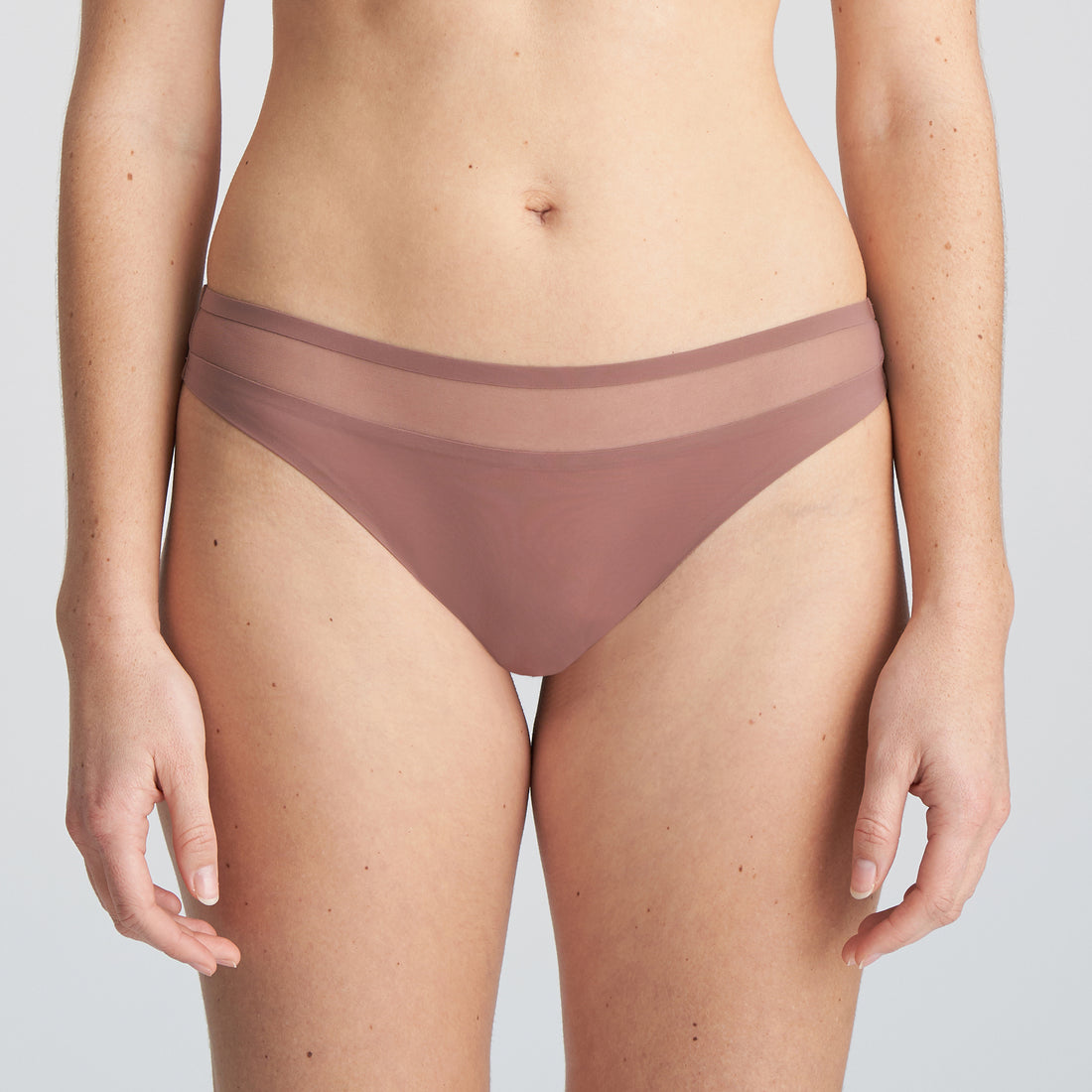 Marie Jo Louie Thong (0622090) Satin Taupe