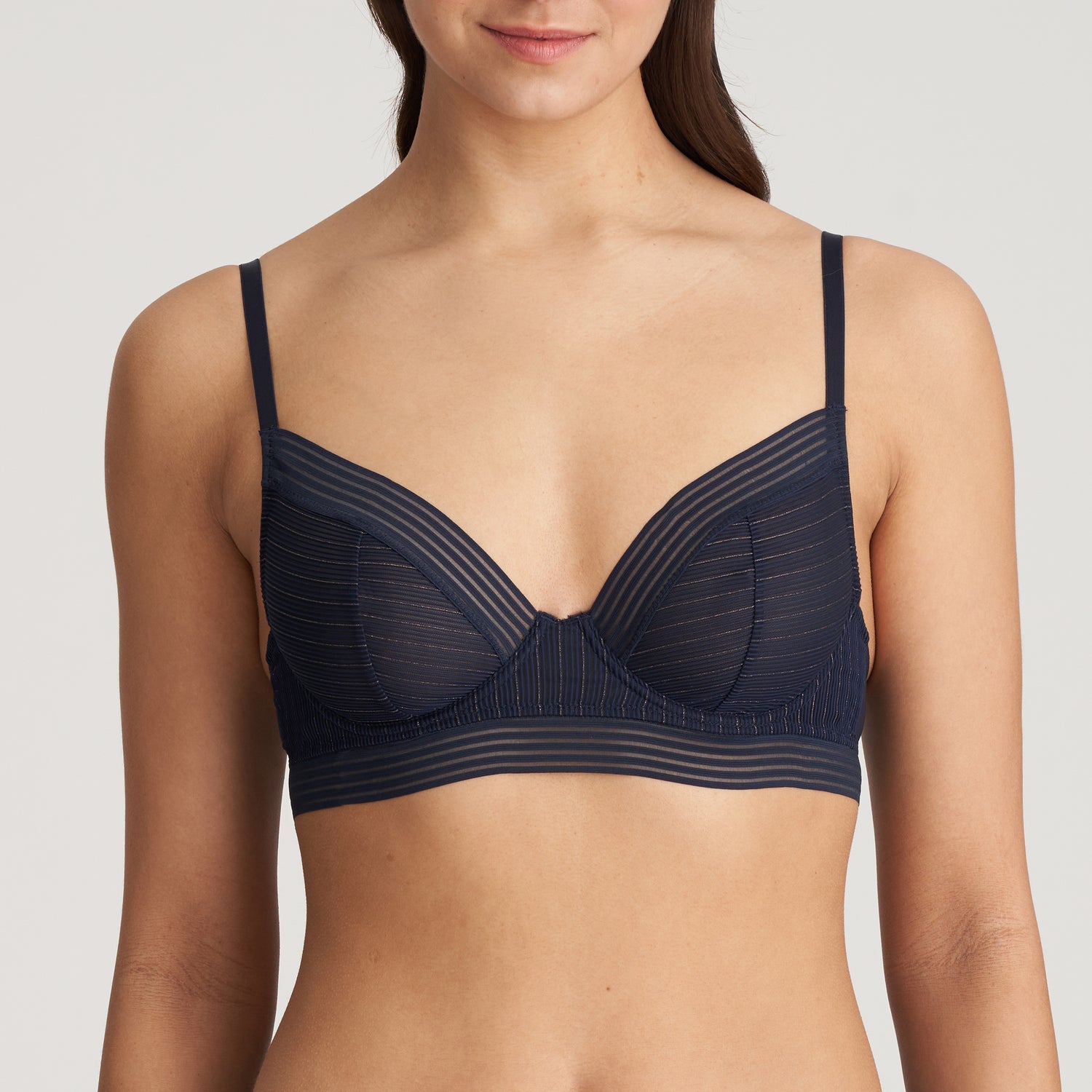 Marie Jo Tokuda Plunge Bra Longline (0122164) Velvet Blue
