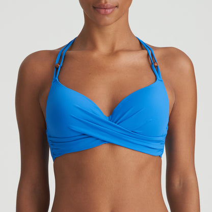 Marie Jo Swim Flidais Padded Plunge Bikini Top (1007216) Mistral Blue