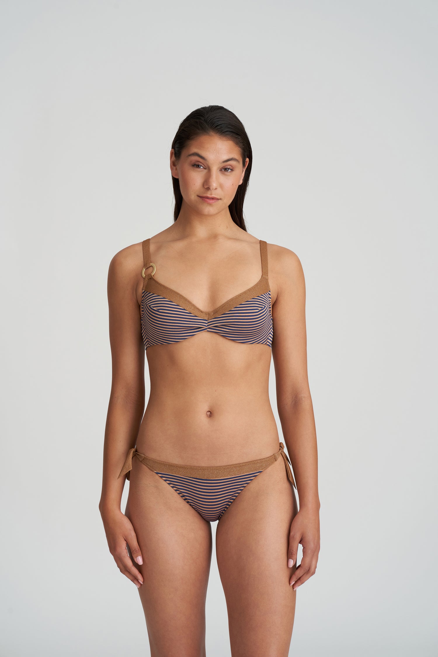 Трусы-бикини Marie Jo Swim Saturna с веревками на талии (1005754) Ocean Bronze