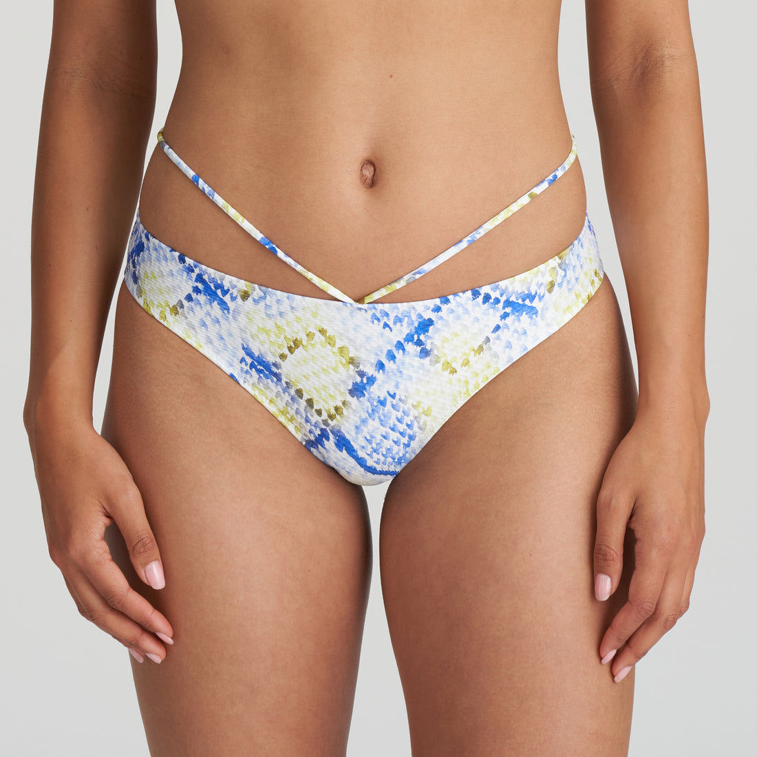 Трусы-бикини Marie Jo Swim Lundey Rio (1006350) Лаймовый Змеиный