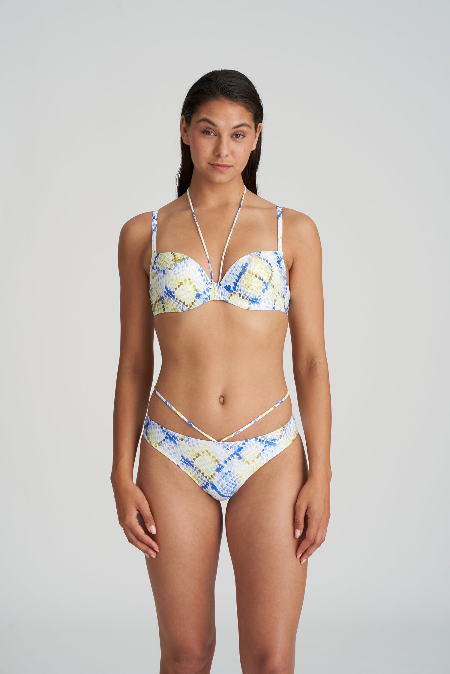 Трусы-бикини Marie Jo Swim Lundey Rio (1006350) Лаймовый Змеиный