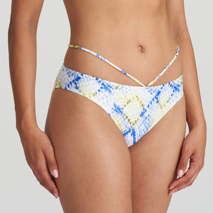 Трусы-бикини Marie Jo Swim Lundey Rio (1006350) Лаймовый Змеиный