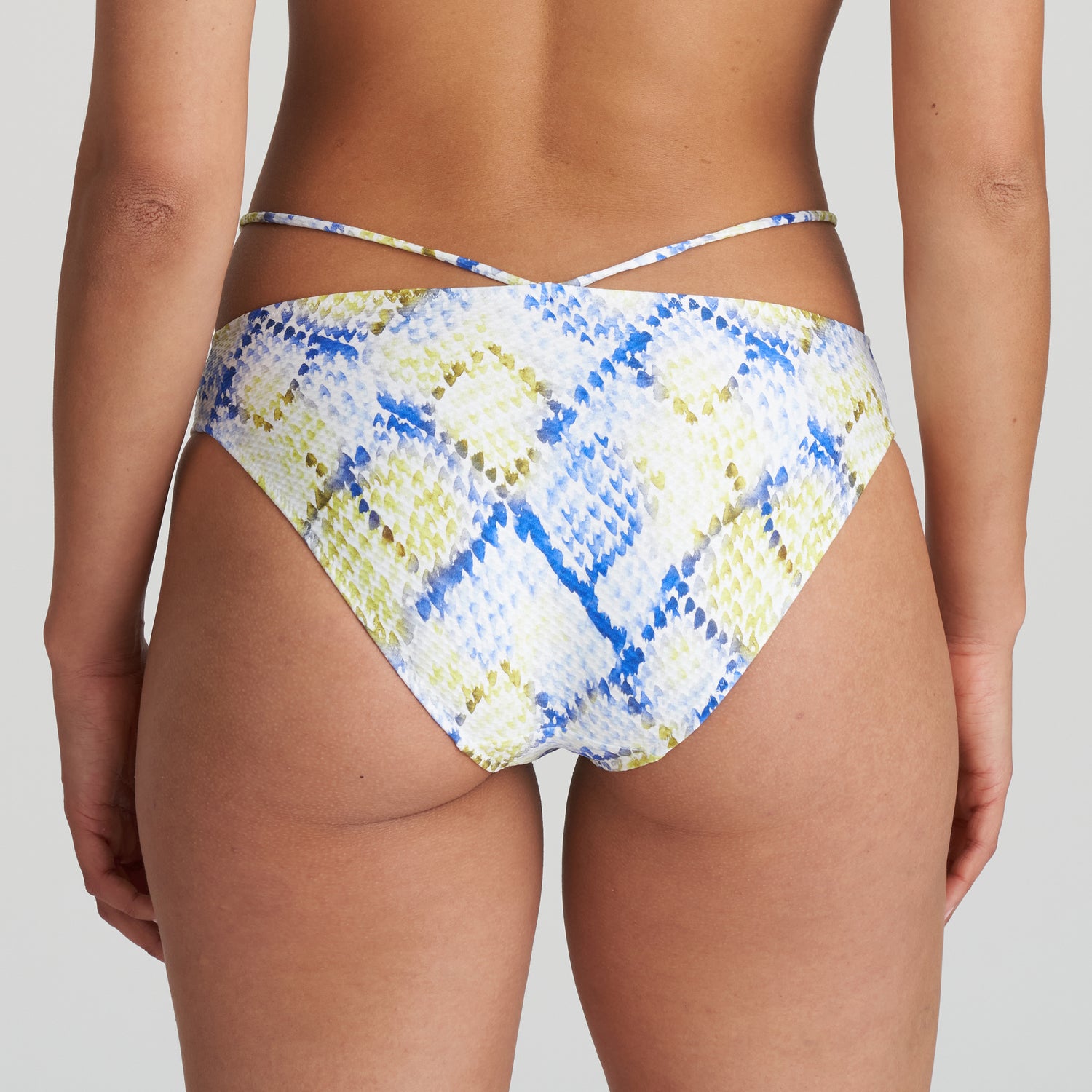 Трусы-бикини Marie Jo Swim Lundey Rio (1006350) Лаймовый Змеиный