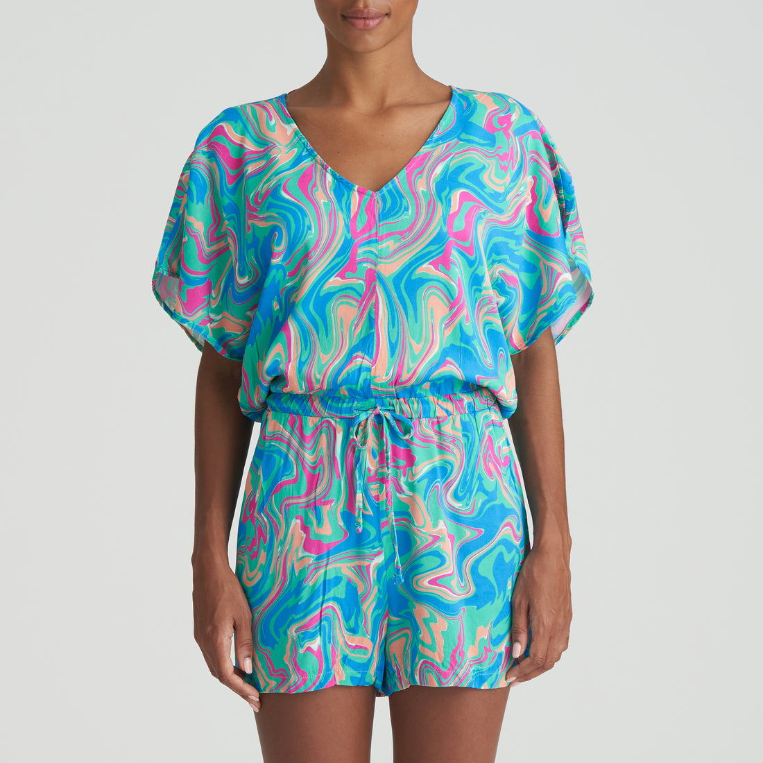 Marie Jo Swim Arubani Swimwear Jumpsuit (1007387) Ocean Swirl