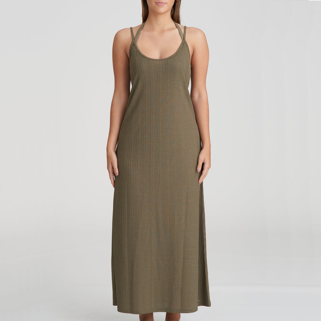 Marie Jo Swim Tinjis Swimwear Dress Long (1006994) Golden Olive