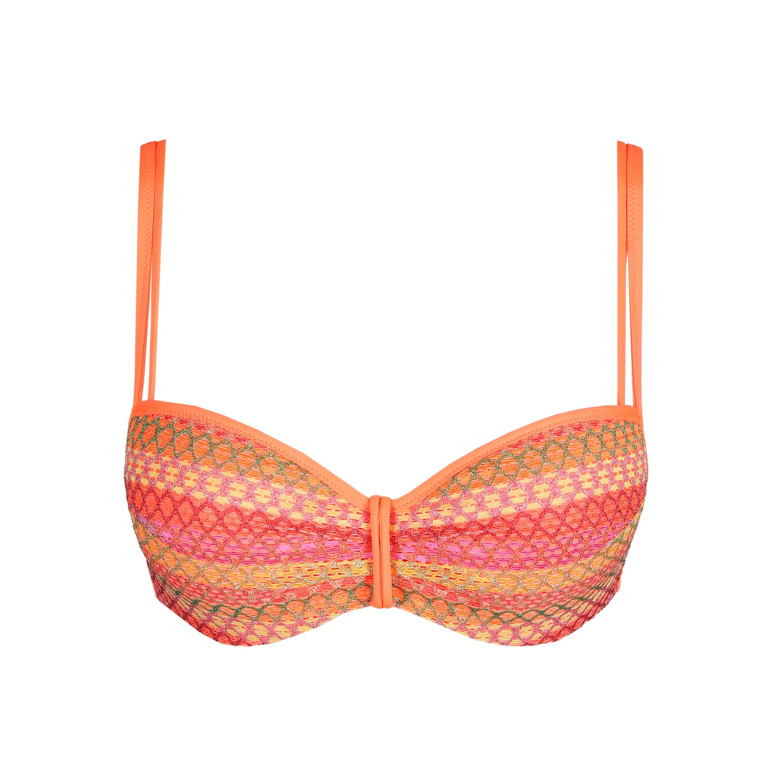 Marie Jo Swim Almoshi Padded Balcony Bikini Top (1007119) Juicy Peach