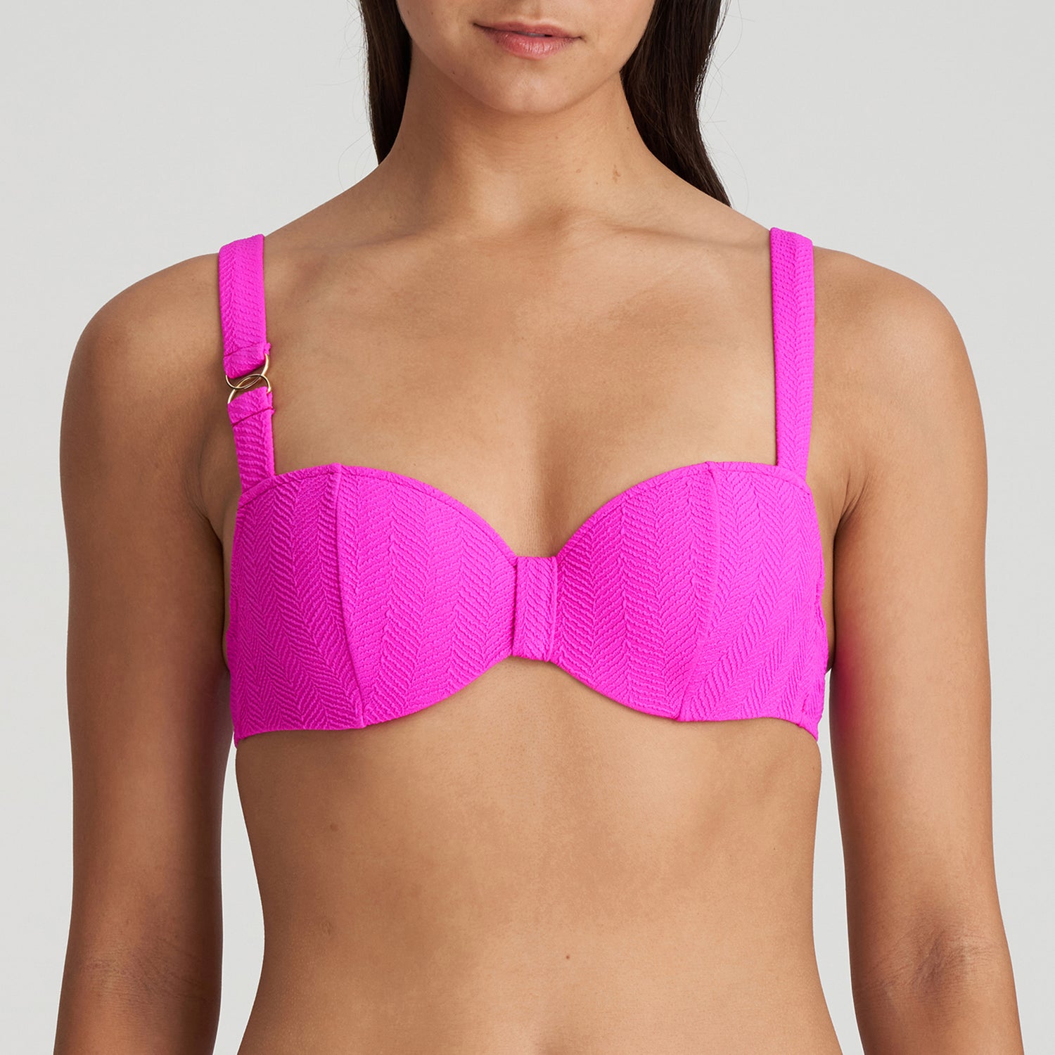 Marie Jo Swim Maiao Padded Balcony Bikini Top (1006119) Cactus Flower