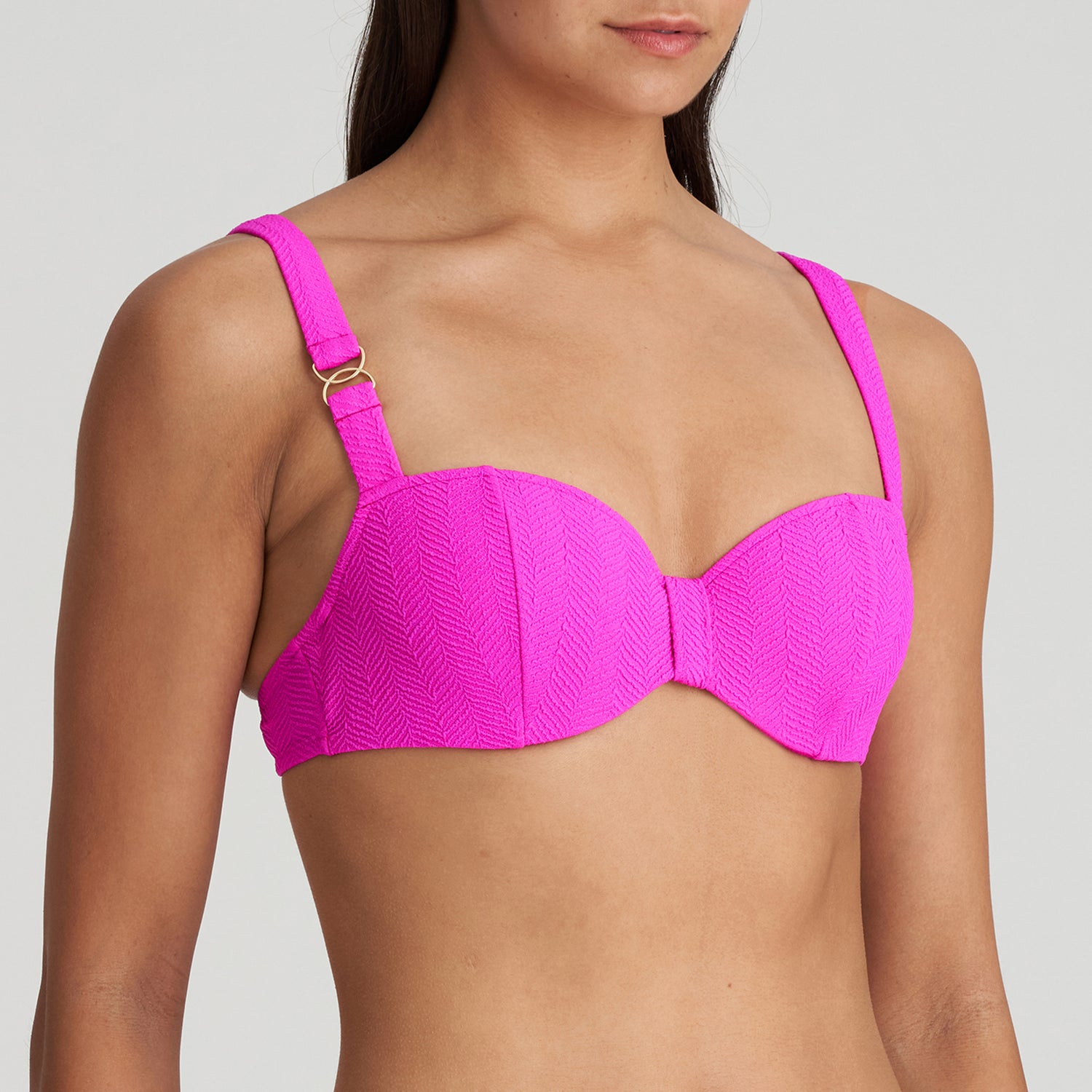 Marie Jo Swim Maiao Padded Balcony Bikini Top (1006119) Cactus Flower