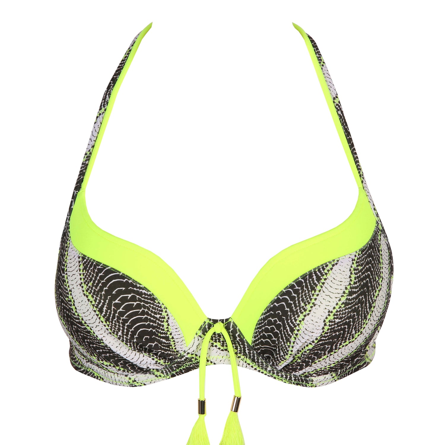 Marie Jo Swim Murcia Padded Bikini Top Heartshape (1005116) Yellow Flash