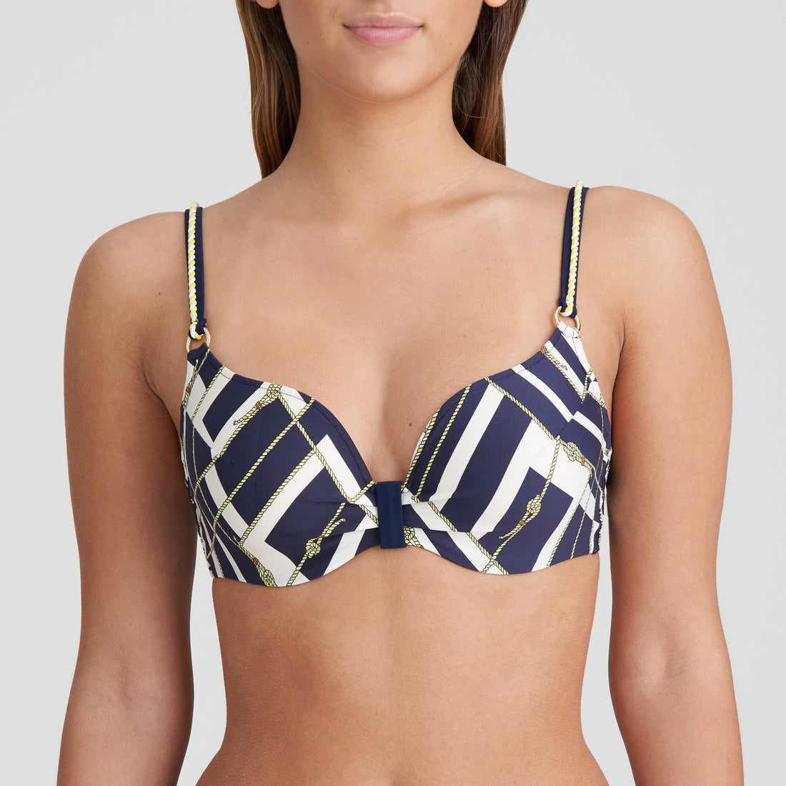 Marie Jo Swim Saranji Padded Bikini Top Heartshape (1006616) Majestic Blue