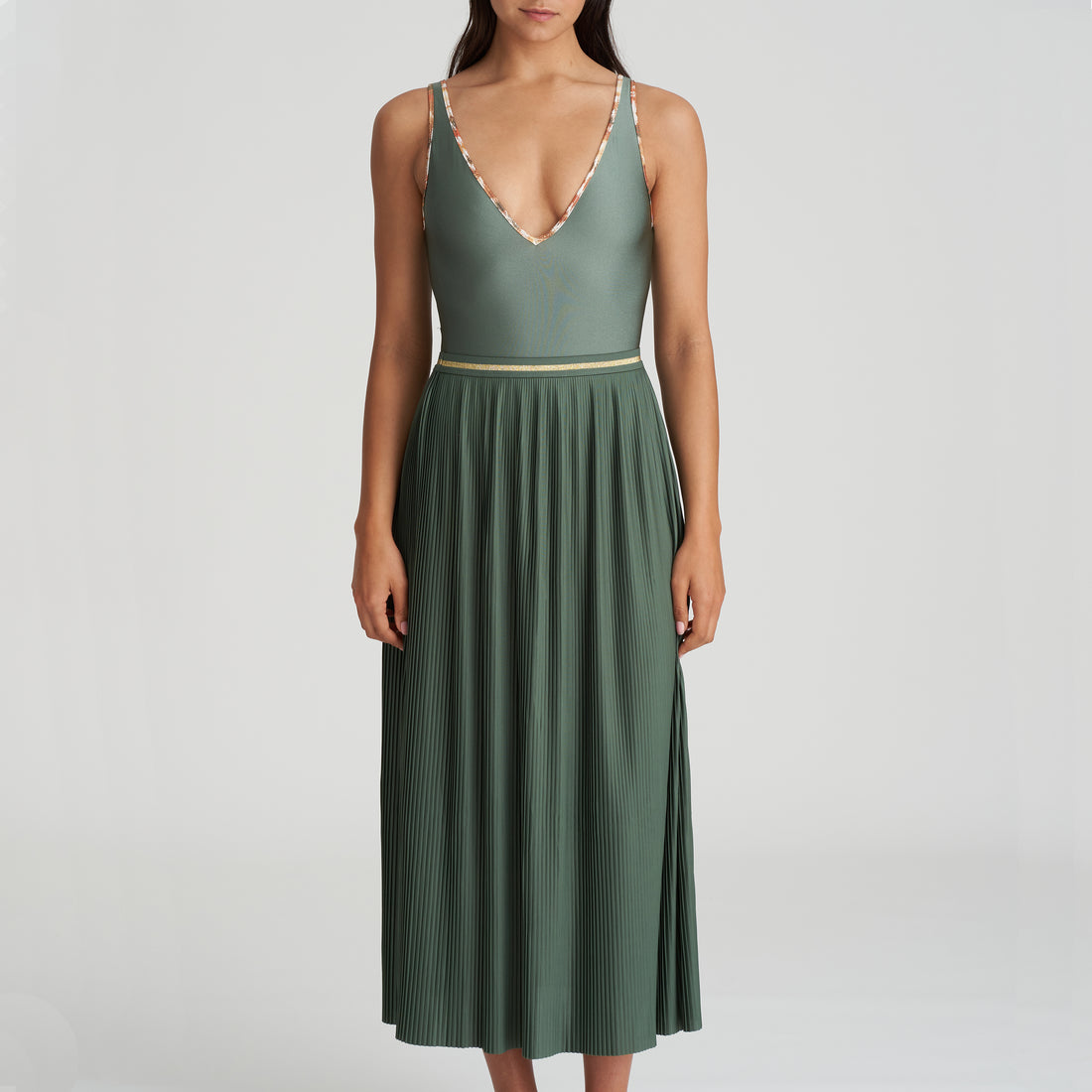 Marie Jo Swim Crete Swimwear Stretch Skirt (1005695) Inca Gold