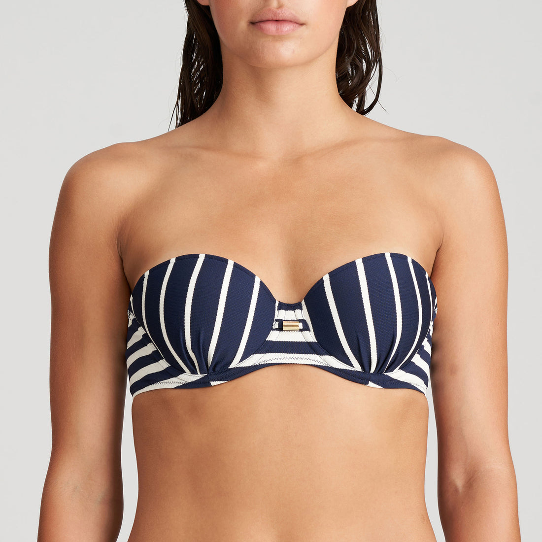 Marie Jo Swim Cadiz Padded Strapless Bikini Top (1005218) Water Blue