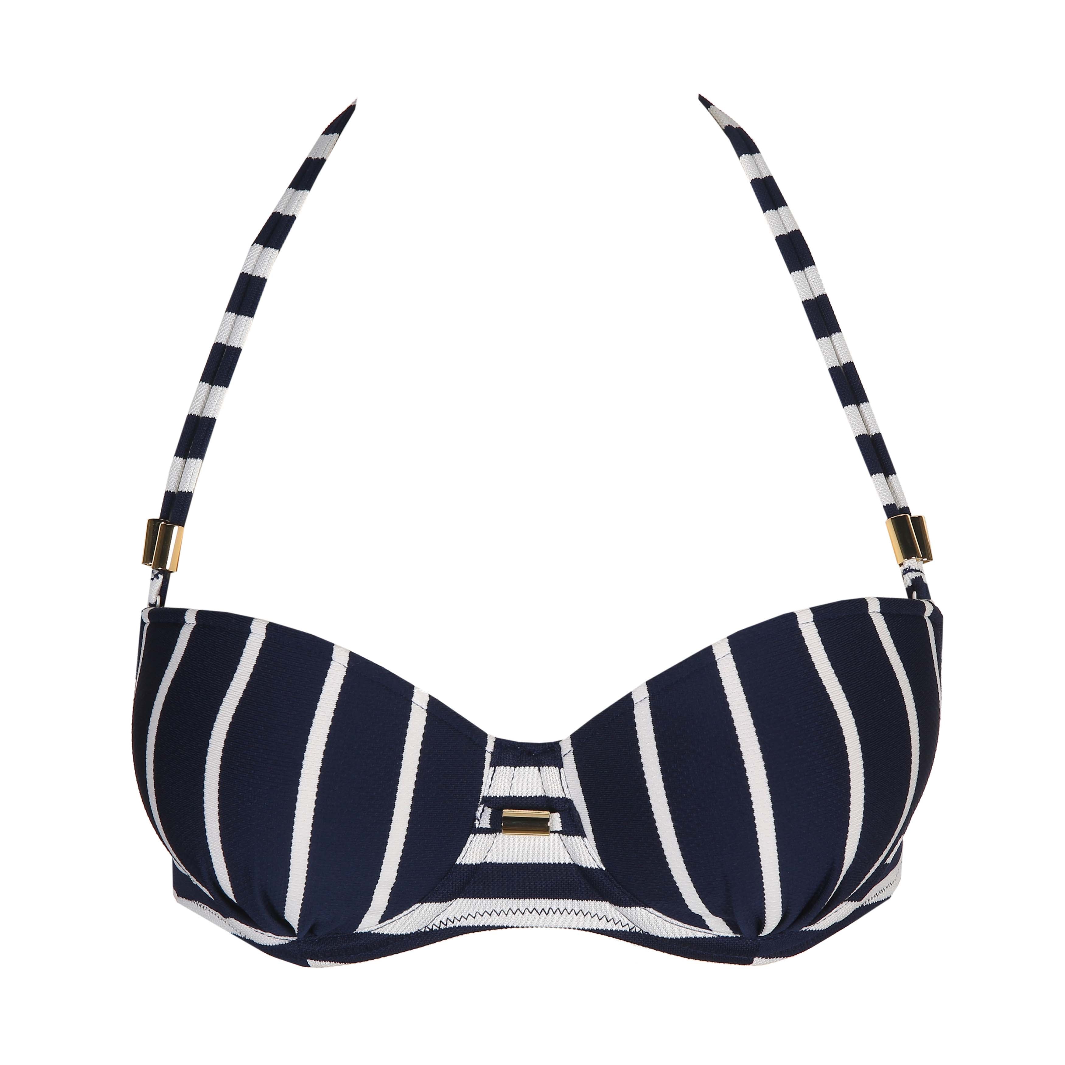 Marie Jo Swim Cadiz Padded Strapless Bikini Top (1005218) Water Blue
