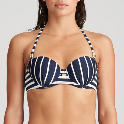 Marie Jo Swim Cadiz Padded Strapless Bikini Top (1005218) Water Blue