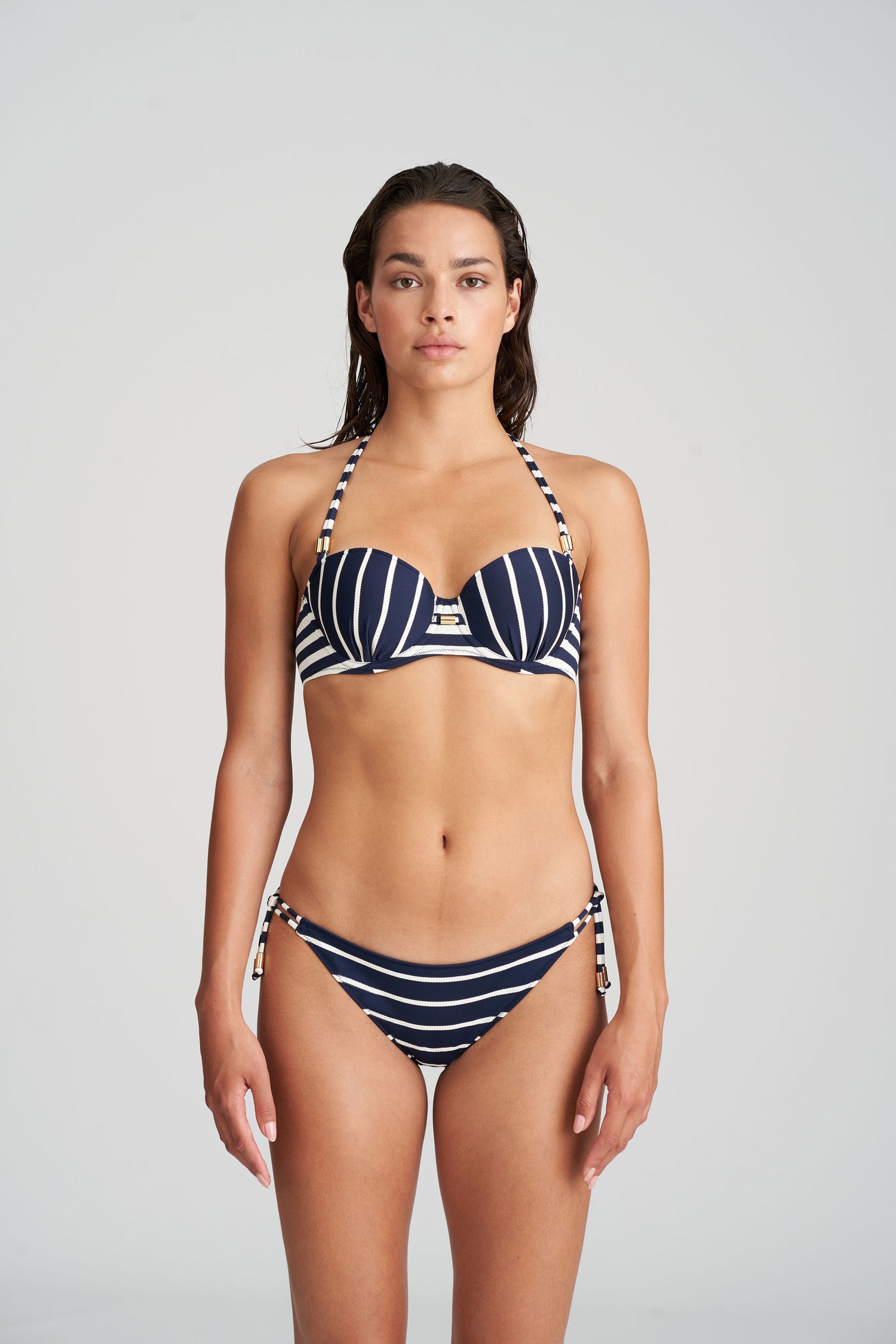 Marie Jo Swim Cadiz Padded Strapless Bikini Top (1005218) Water Blue