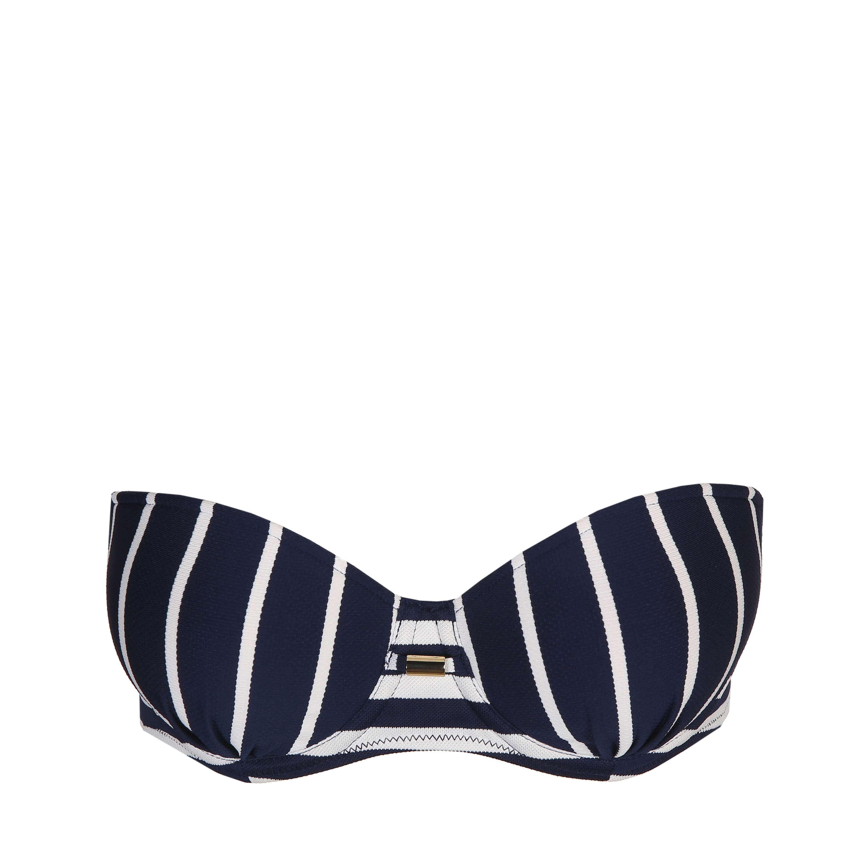 Marie Jo Swim Cadiz Padded Strapless Bikini Top (1005218) Water Blue