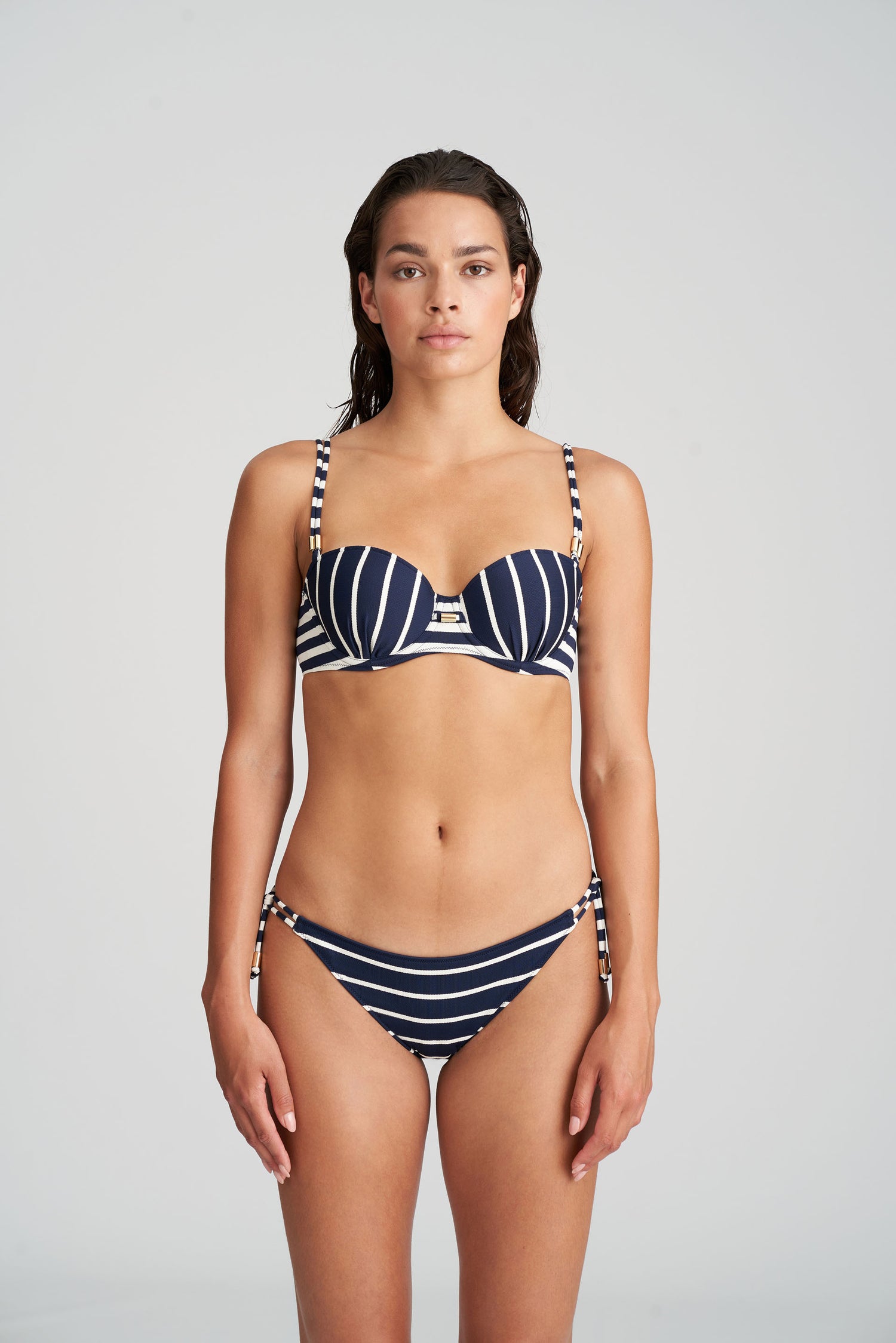Marie Jo Swim Cadiz Padded Strapless Bikini Top (1005218) Water Blue