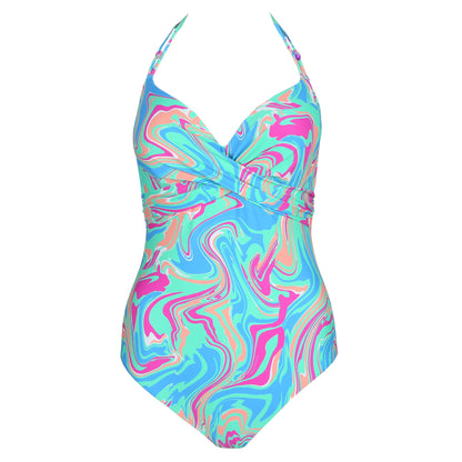 Marie Jo Swim Arubani Уплотненный купальник с глубоким вырезом (1007336) Ocean Swirl
