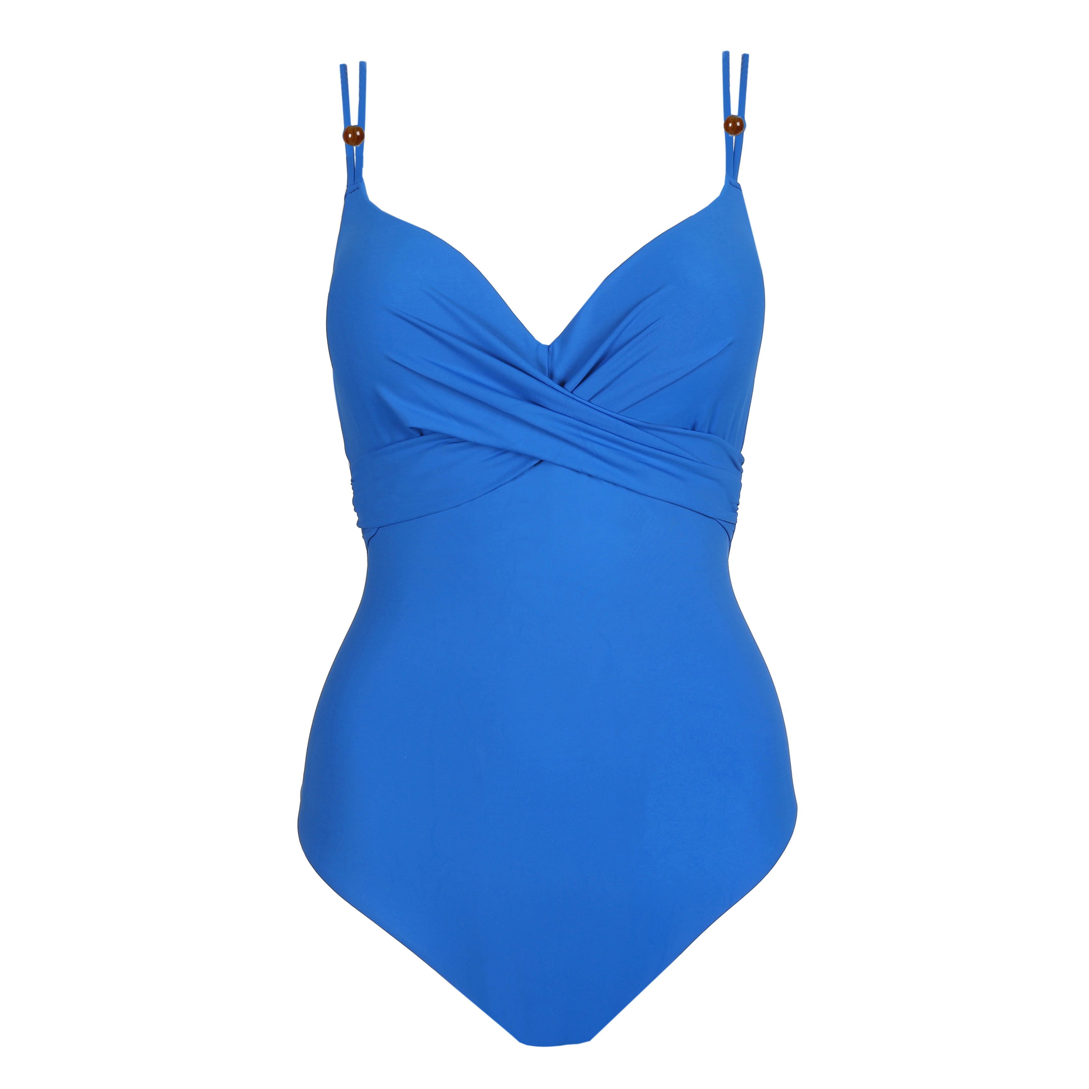 Marie Jo Swim Flidais Уплотненный купальник с глубоким вырезом (1007236) Mistral Синий