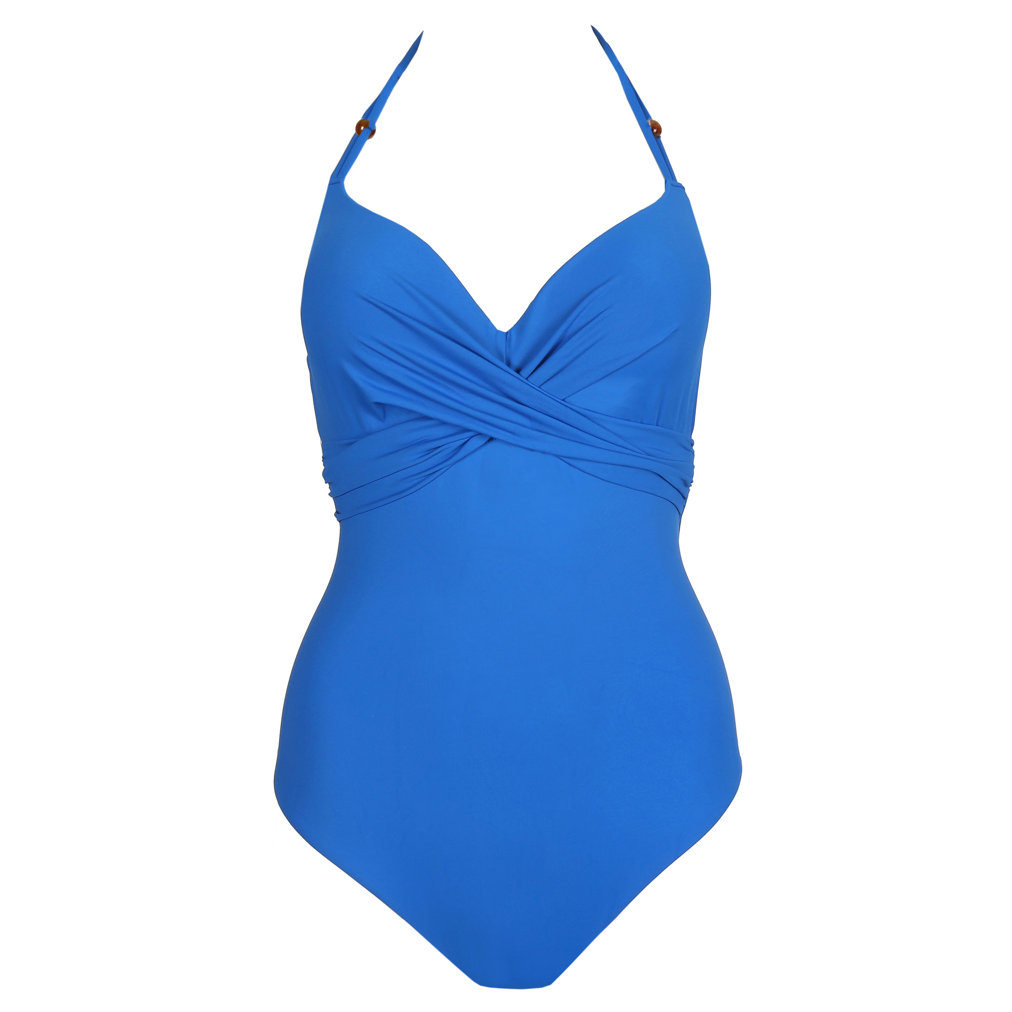 Marie Jo Swim Flidais Уплотненный купальник с глубоким вырезом (1007236) Mistral Синий