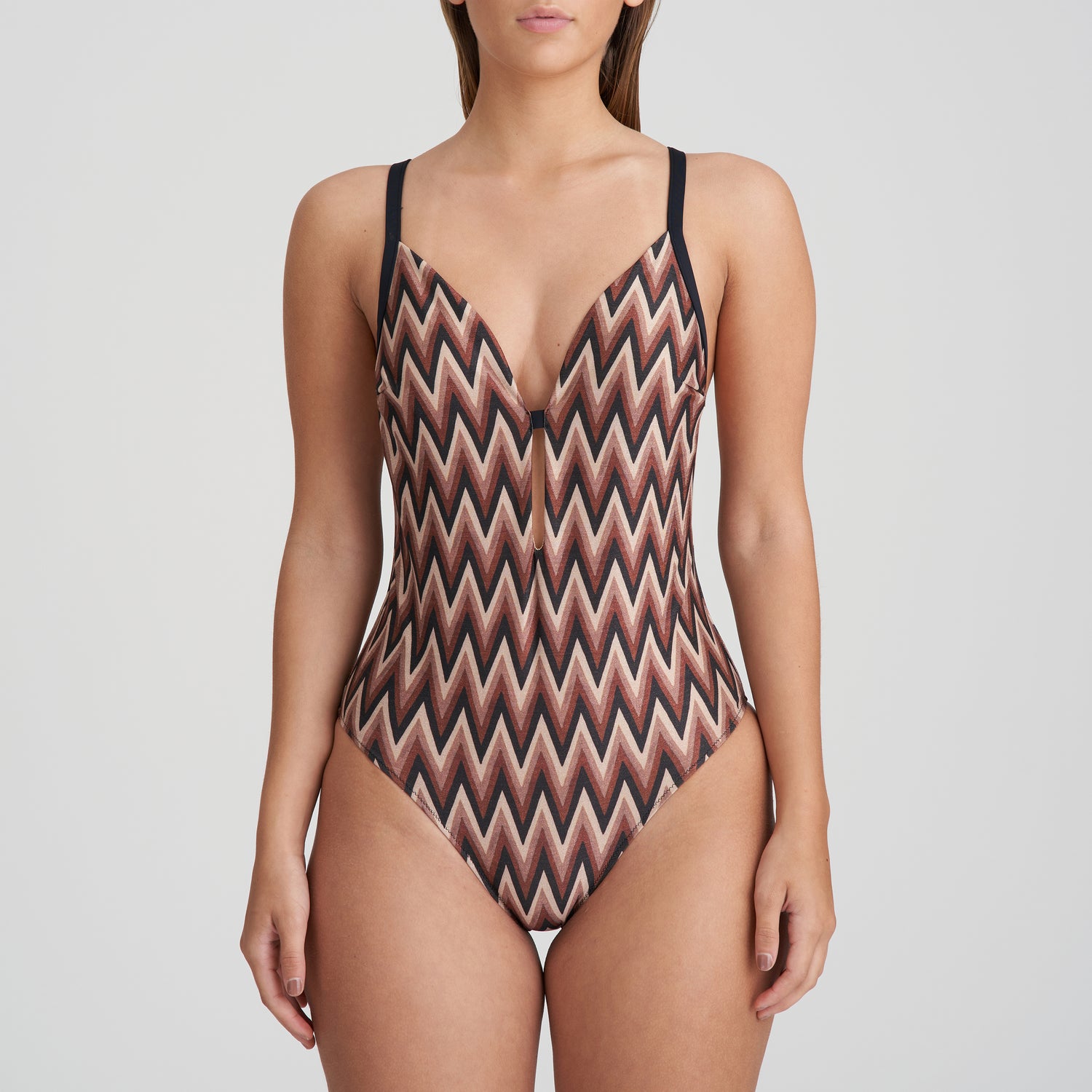 Marie Jo Swim Su Ana Plunge Swimsuit Wireless (1007031) Miramar