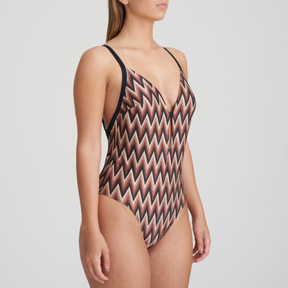 Marie Jo Swim Su Ana Plunge Swimsuit Wireless (1007031) Miramar