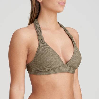 Marie Jo Swim Tinjis Padded Triangle Bikini Top (1006913) Golden Olive