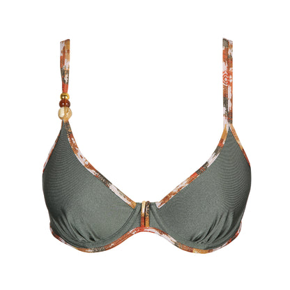Marie Jo Swim Crete Plunge Bikini Top (1005612) Inca Gold